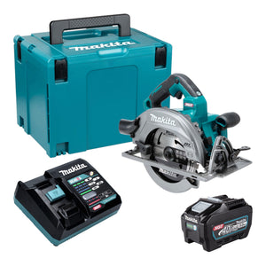 Scie circulaire sans fil Makita HS 003 GT101 40 V max. 190 mm sans balais + 1 batterie 5,0 Ah + chargeur + Makpac