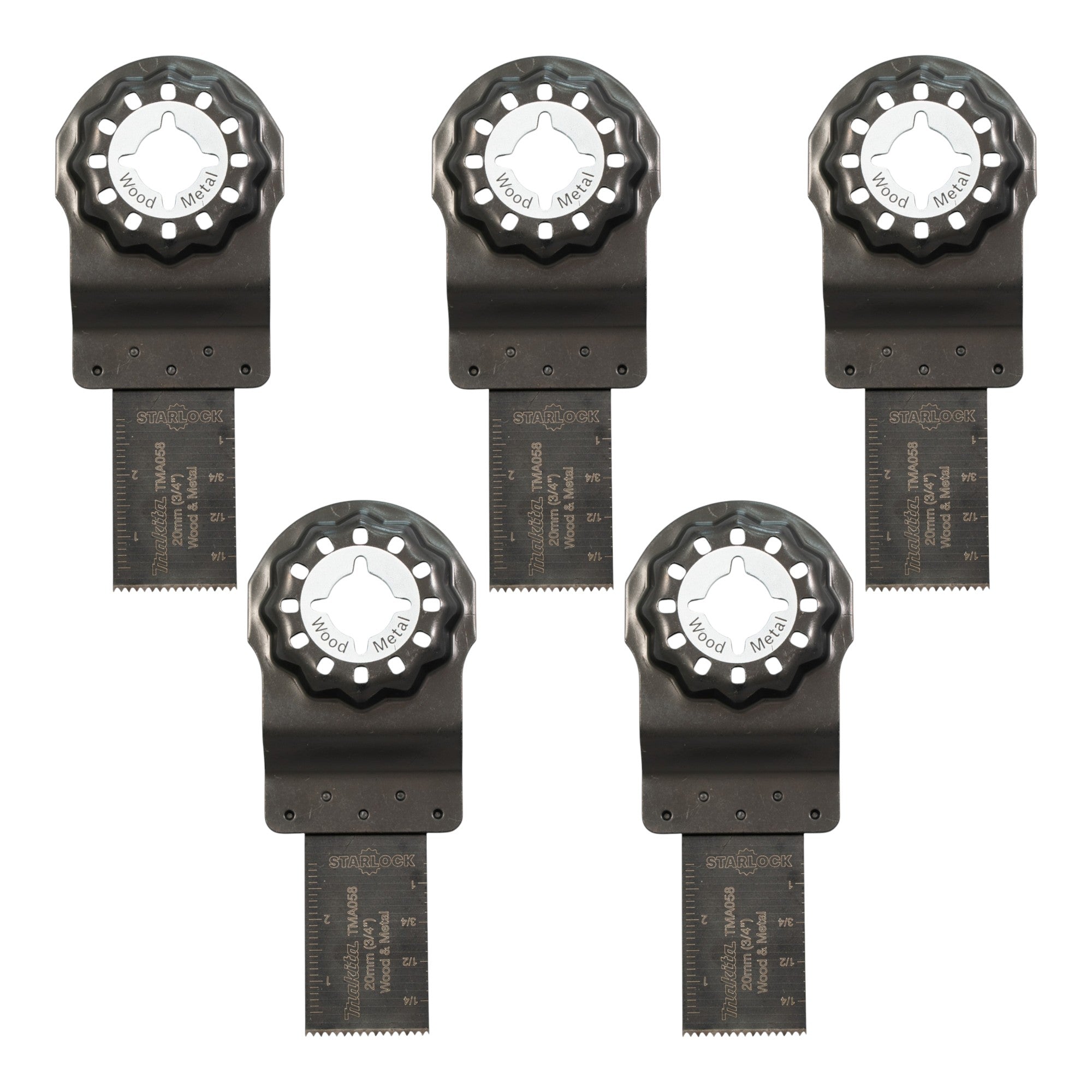 Makita TMA058 Tauchsaegeblatt Set 5 tlg 20 x 30 mm B 64923 5 Starlock OIS Plus Max 0 - toolbrothers