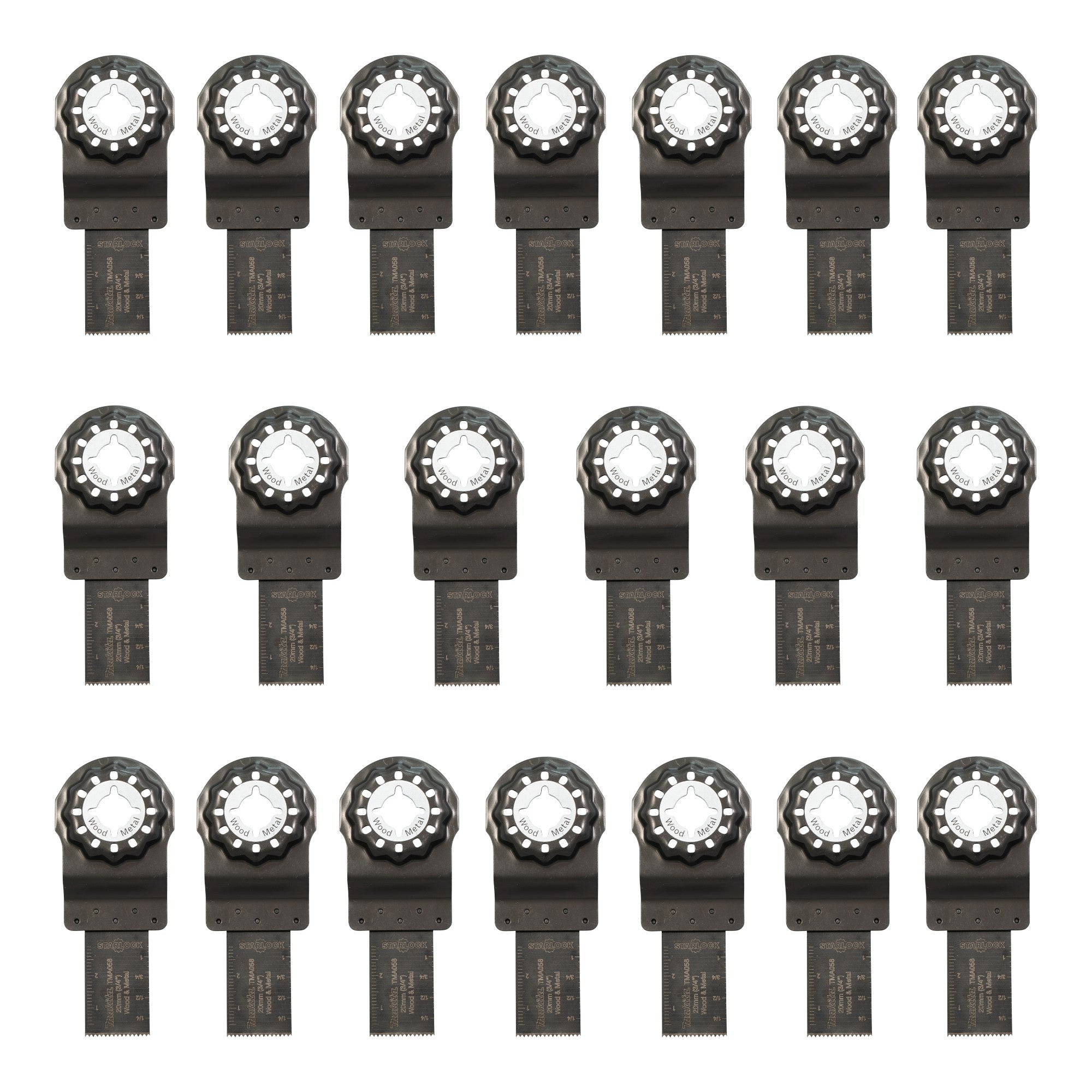 Makita 20x TMA058 Tauchsaegeblatt 20 x 30 mm 20x B 64923 Starlock OIS Plus Max 0 - toolbrothers
