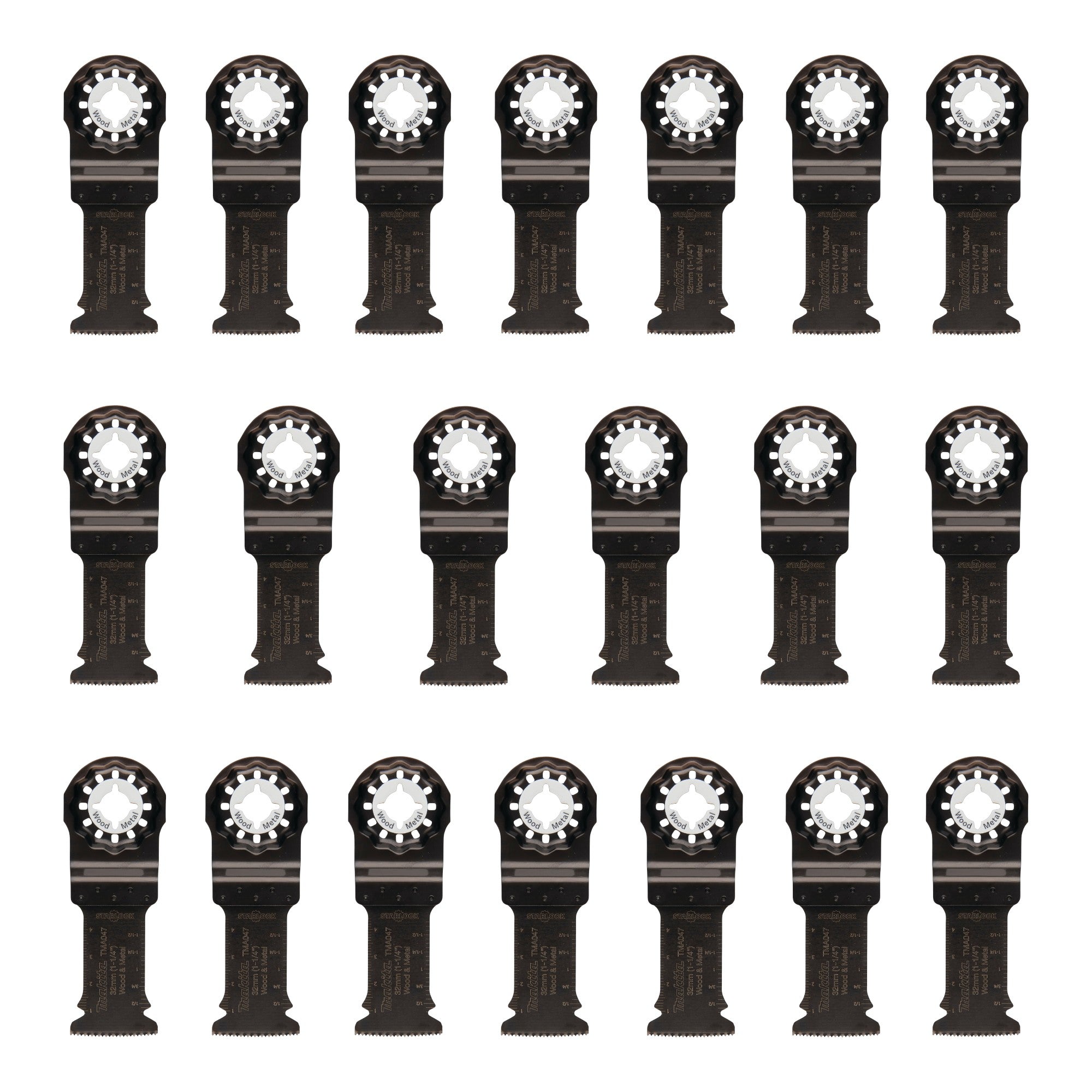 Makita TMA047 Tauchsaegeblatt Set 20 tlg Starlock OIS Plus Max B 64814 20 32 x 50 mm 0 - toolbrothers