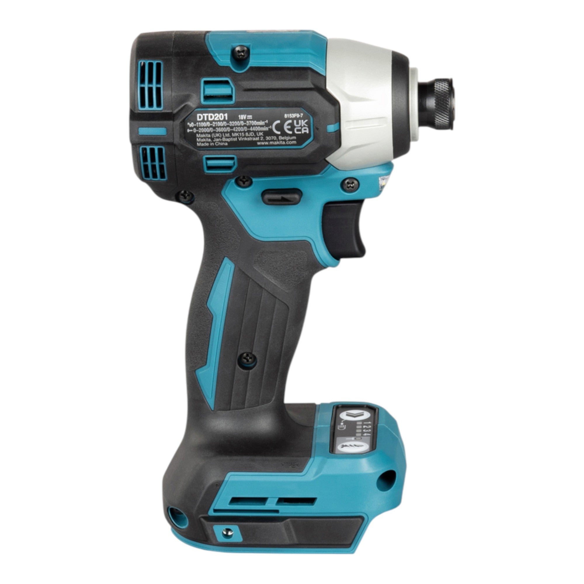 Makita DTD 201 RG Akku Schlagschrauber 18 V 210 Nm Brushless 2x Akku 6 0 Ah Ladegeraet 4 - toolbrothers