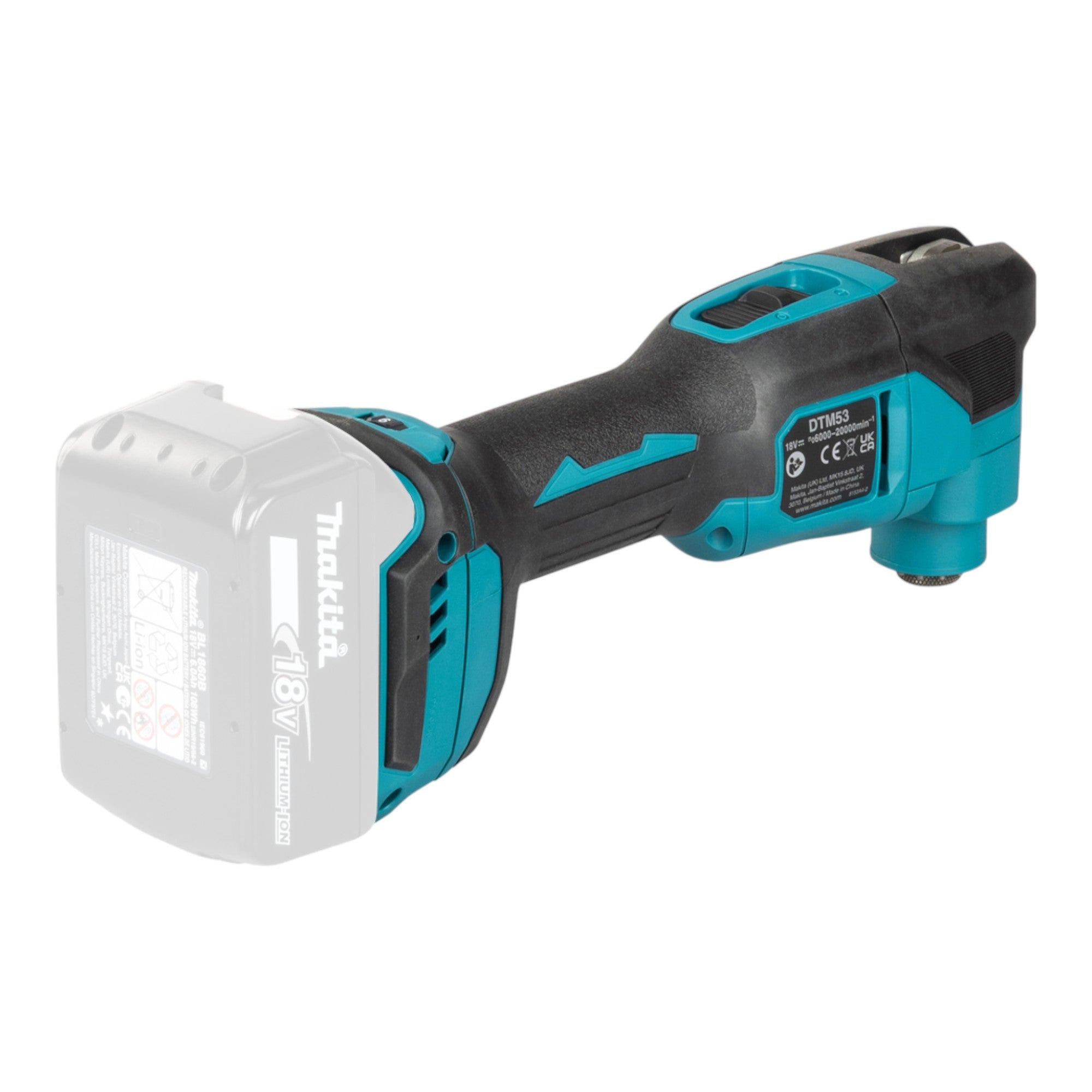 Makita DTM 53 ST Akku Multifunktionswerkzeug 18 V OIS Starlock Brushless 2x Akku 5 0 Ah Ladegeraet 3 - toolbrothers