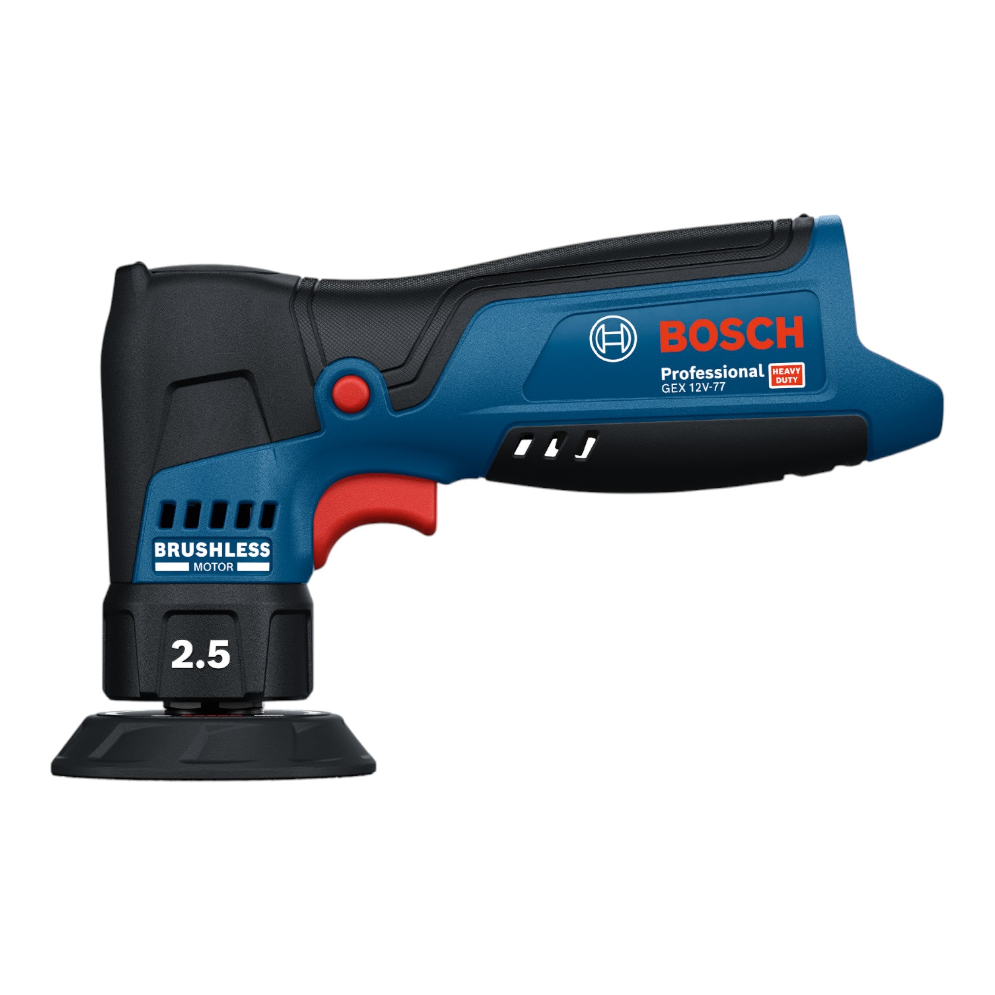 Bosch GEX 12V 77 Akku Exzenterschleifer 12 V 77 mm Brushless 1x Akku 2 0 Ah ohne Ladegeraet 1 - toolbrothers