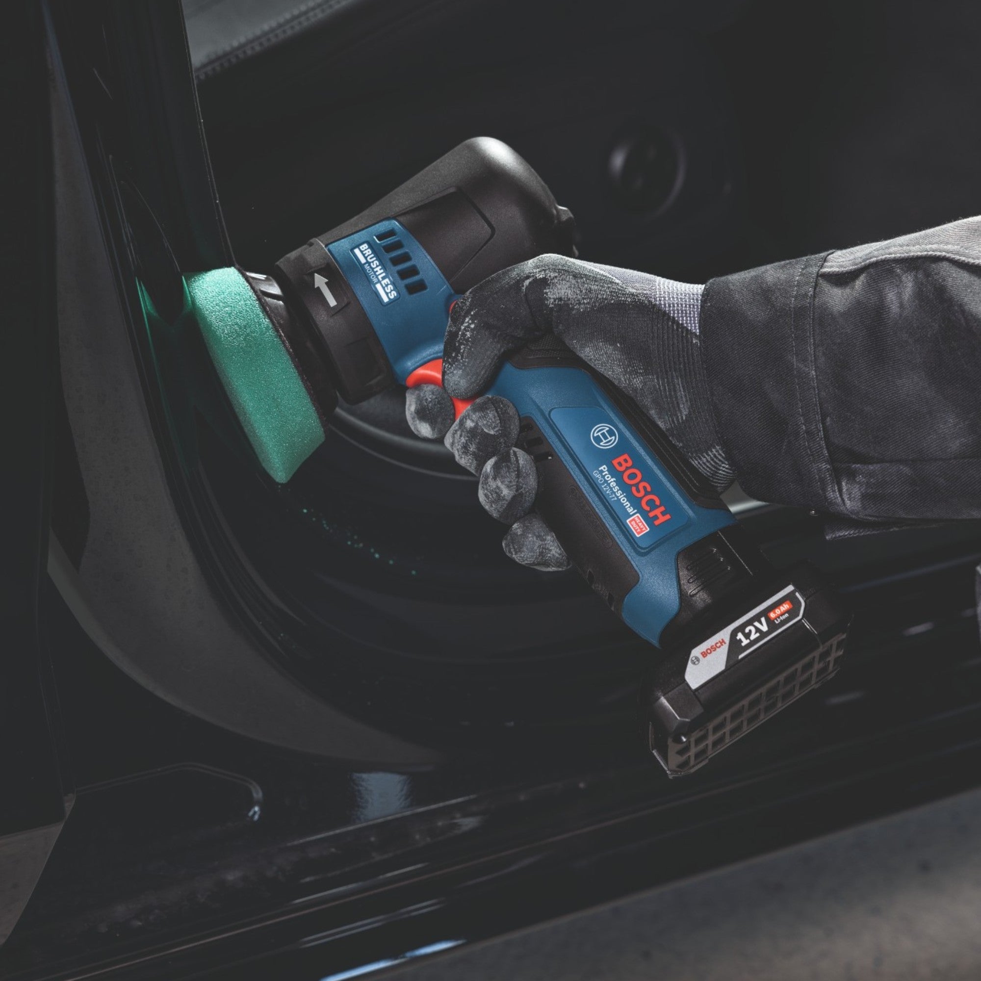 Bosch GEX 12V 77 Akku Exzenterschleifer 12 V 77 mm Brushless 1x Akku 6 0 Ah Ladegeraet 4 - toolbrothers