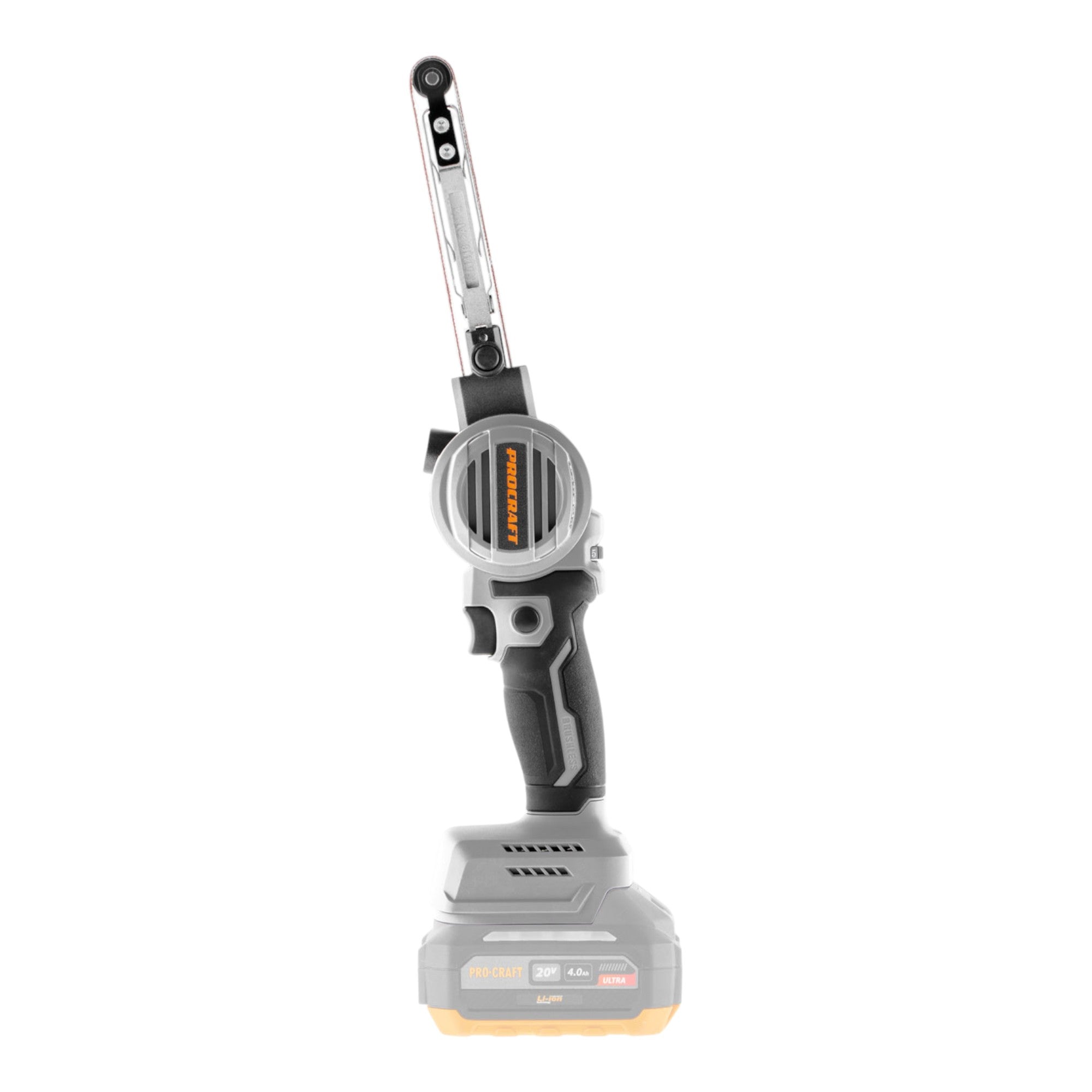 ProCraft Industrial PFA20A BB Akku Bandfeile 20 V 13 x 457 mm Brushless 2x Akku 4 0 Ah Ladegeraet 2 - toolbrothers