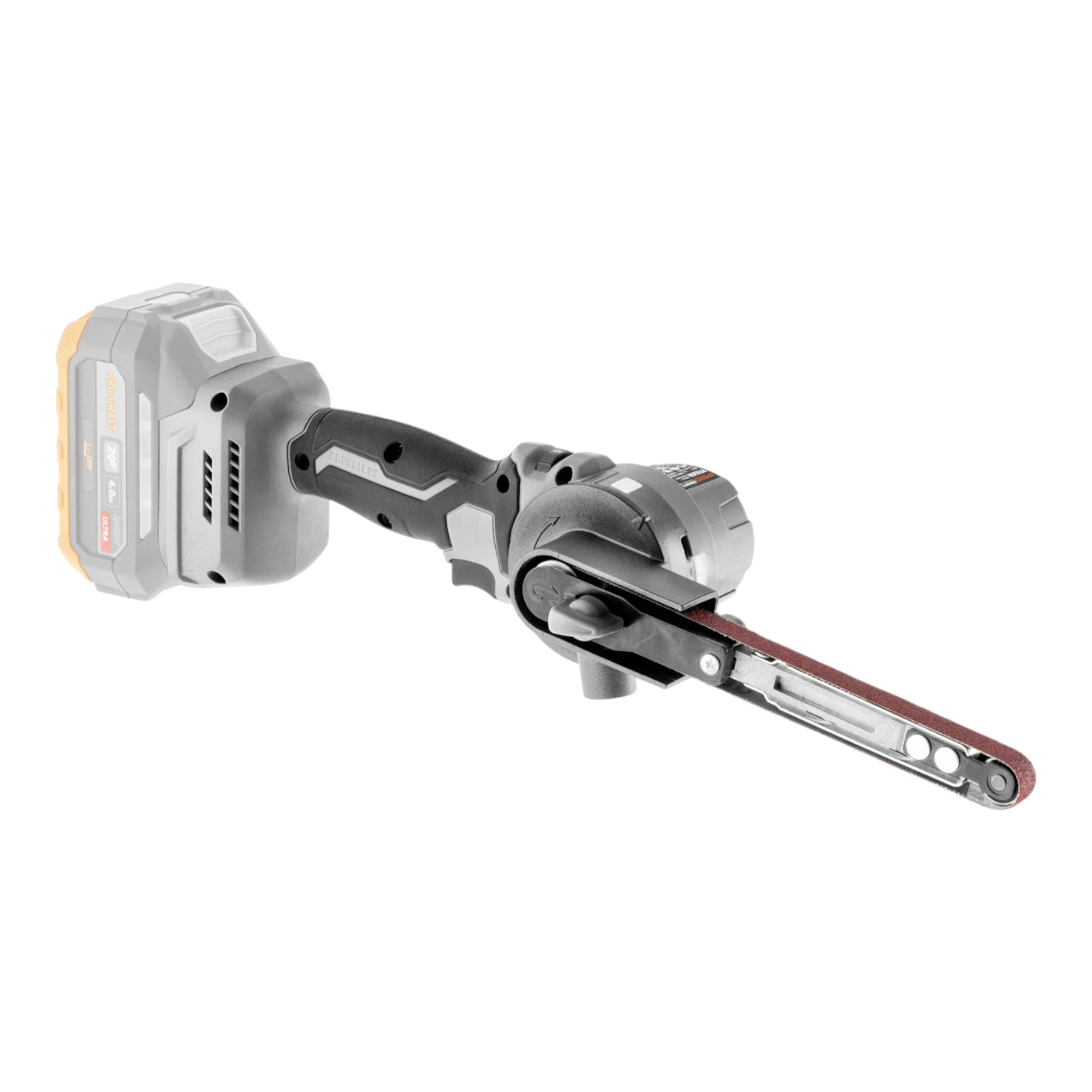 ProCraft Industrial PFA20A BB Akku Bandfeile 20 V 13 x 457 mm Brushless 1x Akku 8 0 Ah ohne Ladegeraet 4 - toolbrothers