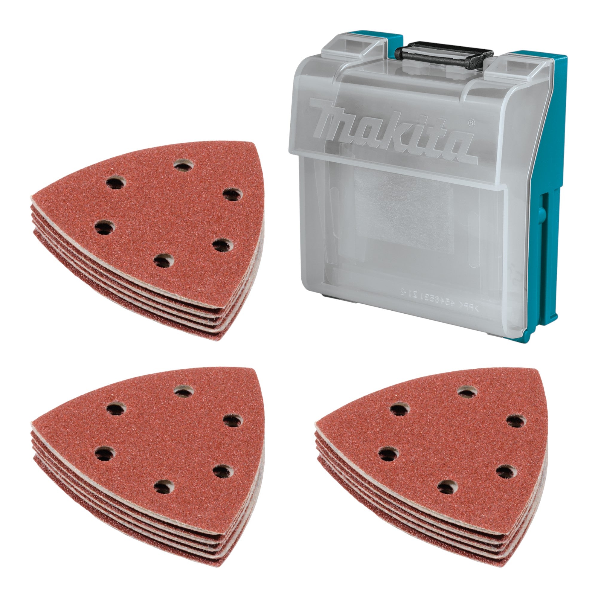 Makita Delta Schleifpapier Set 30 tlg 10x 60 10x 100 10x 150 Box 0 - toolbrothers