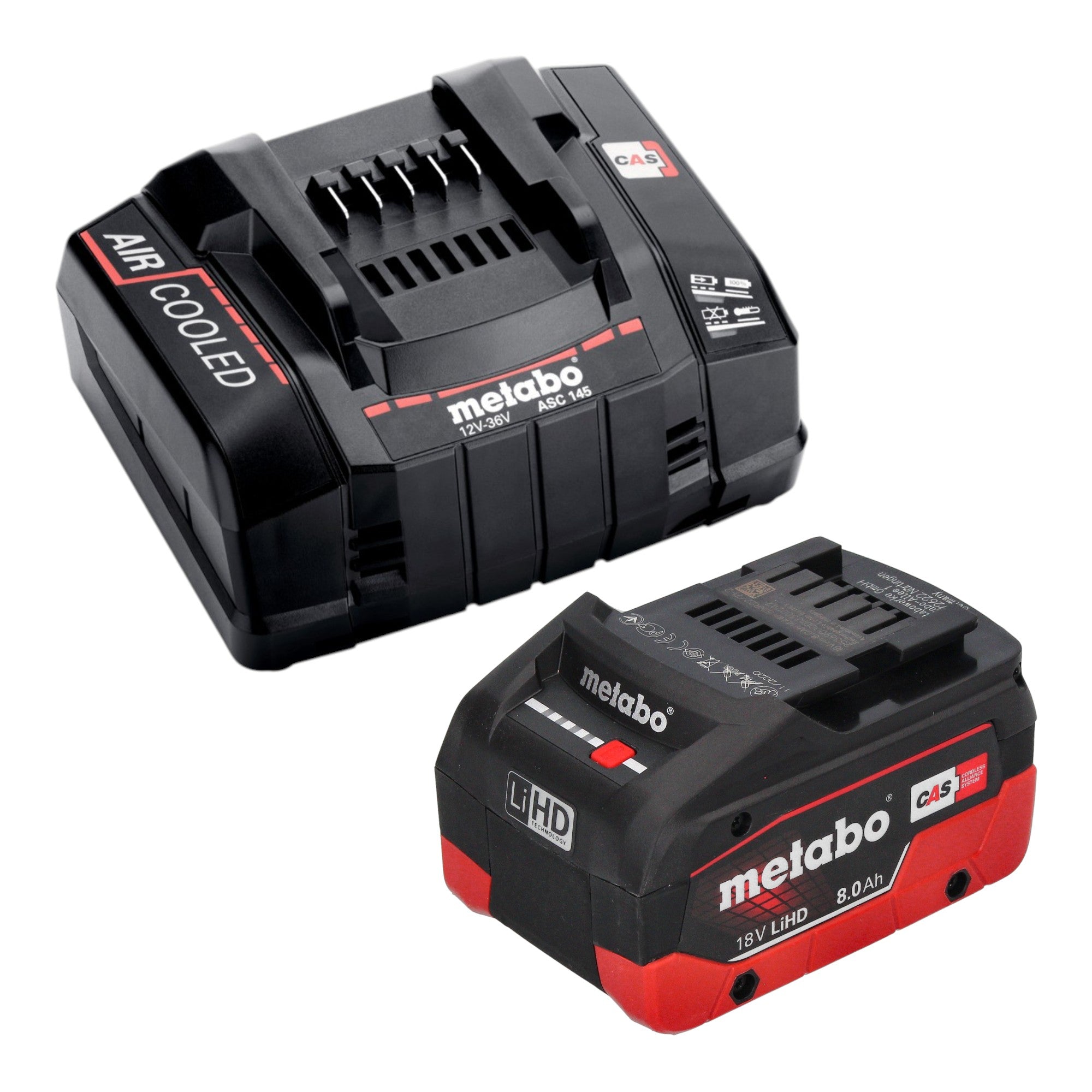 Metabo W 18 7 125 Akku Winkelschleifer 18 V 125 mm 1x LiHD Akku 8 0 Ah Ladegeraet 2 - toolbrothers