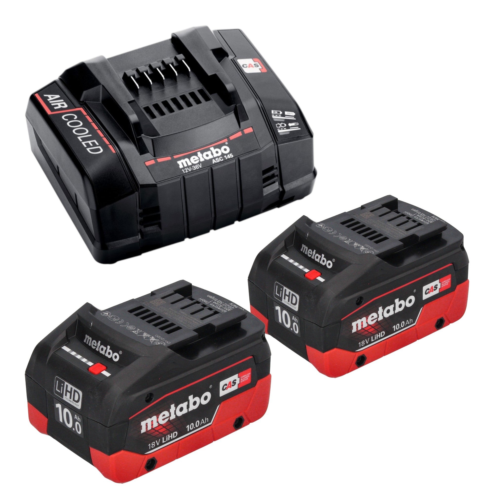 Metabo W 18 7 125 Akku Winkelschleifer 18 V 125 mm 2x LiHD Akku 10 0 Ah Ladegeraet 2 - toolbrothers