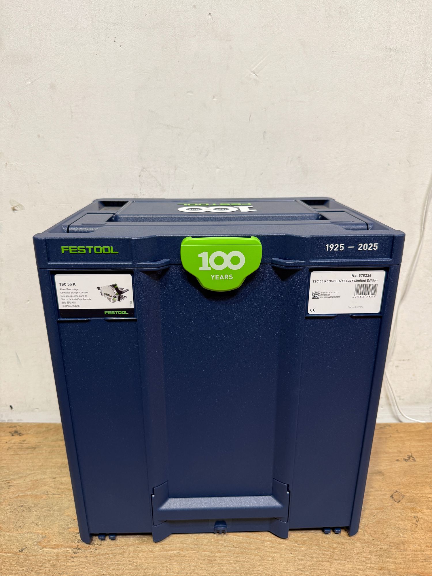 Festool TSC 55 KEB Basic 100Y Limited Edition Akku Tauchsaege 18 36 V 2x 18 V 160 mm Brushless 578223 Systainer ohne Akku ohne Ladegeraet Unvollstaendig 2 - toolbrothers