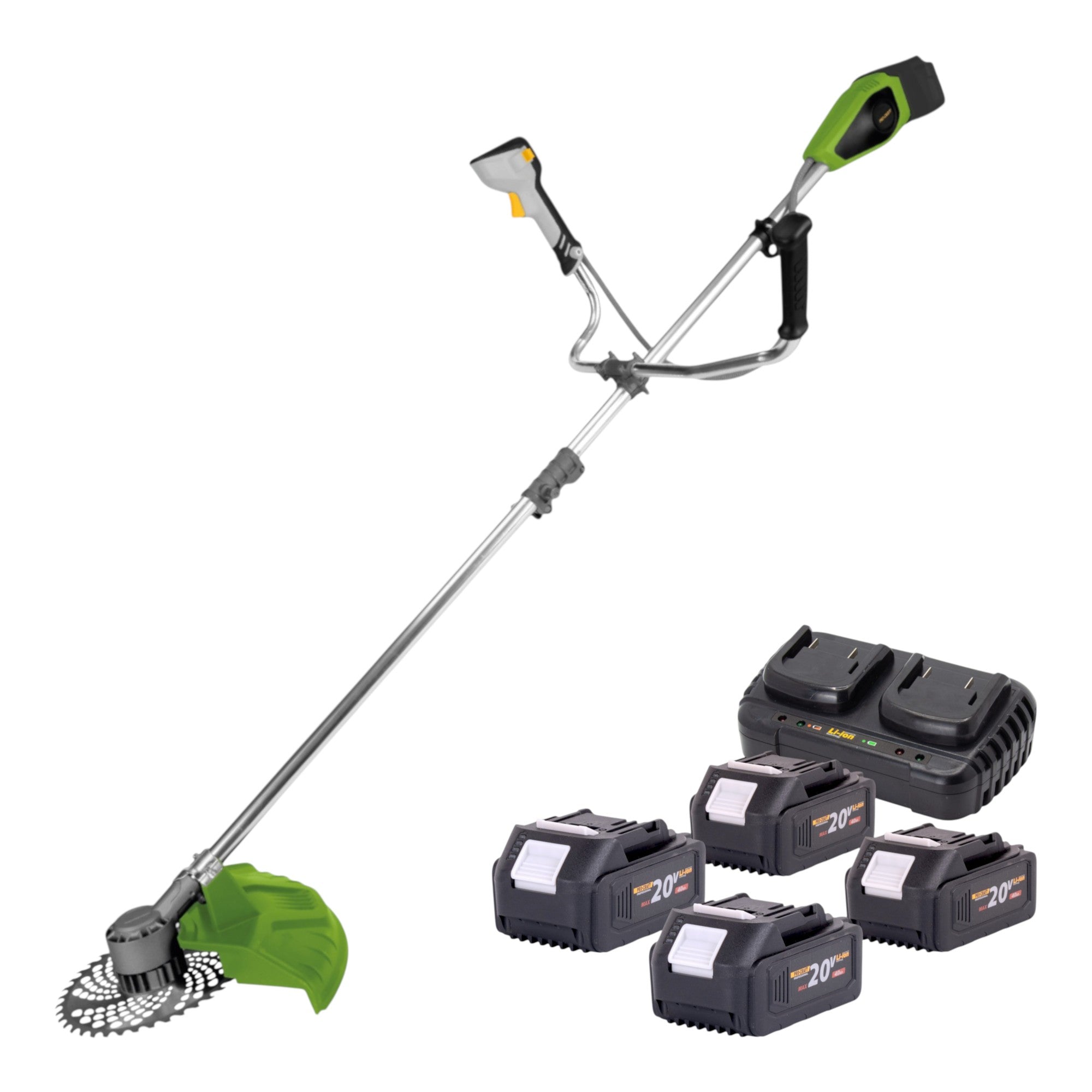 Procraft PTA 41 BB Akku Freischneider 40 V 2x 20 V 420 mm Brushless 4x Akku 4 0 Ah Ladegeraet 0 - toolbrothers
