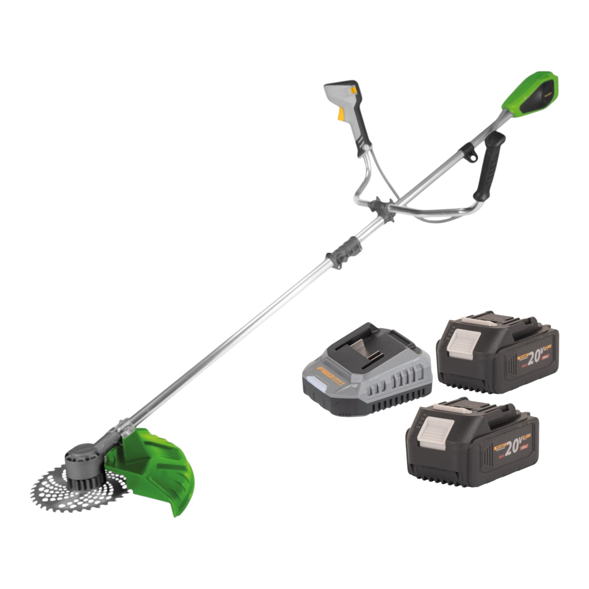 Procraft PTA 31 BB Akku Freischneider 20 V 420 mm Brushless 2x Akku 4 0 Ah Ladegeraet 0 - toolbrothers