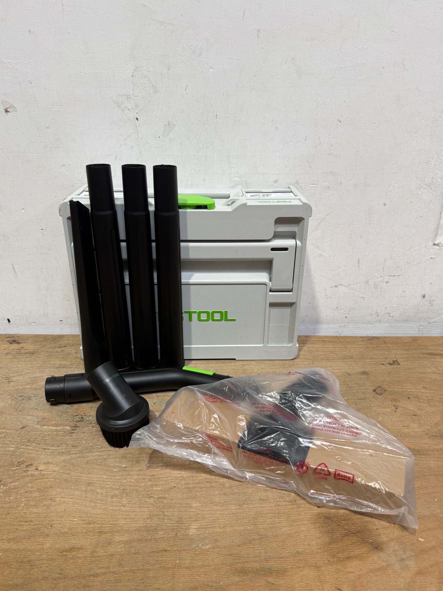 Festool RS ST D 27 36 Plus Standard Reinigungsset 577257 Verlaengerungsrohre Duesen Systainer Nachfolger von 576839 Leicht Gebraucht 0 - toolbrothers