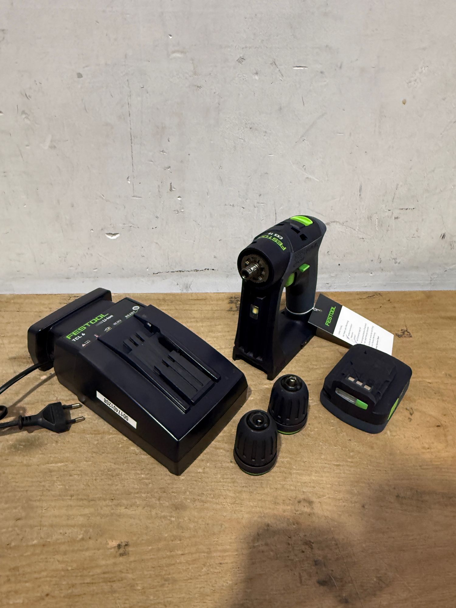 Festool CXS 12 2 5 Plus Akku Bohrschrauber 12 V 30 Nm Brushless 576864 2x Akku 2 5 Ah Ladegeraet Systainer Unvollstaendig 1 - toolbrothers
