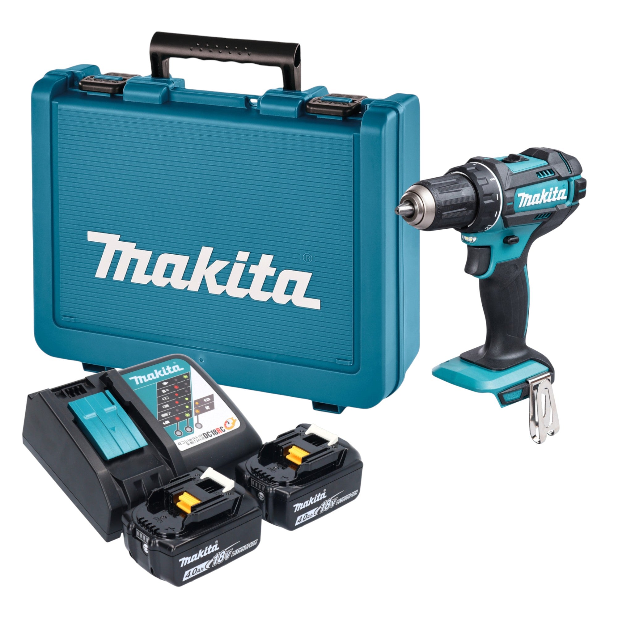 Makita DDF 482 RME Akku Bohrschrauber 18 V 62 Nm 2x Akku 4 0 Ah Ladegeraet Koffer 0 - toolbrothers