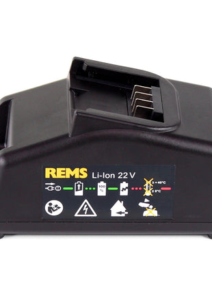 REMS Akku Set Power Pack 21,6V (22V max) mit 2x Akku 1,5Ah + Ladegerät 90W ( 571585 ) - Toolbrothers