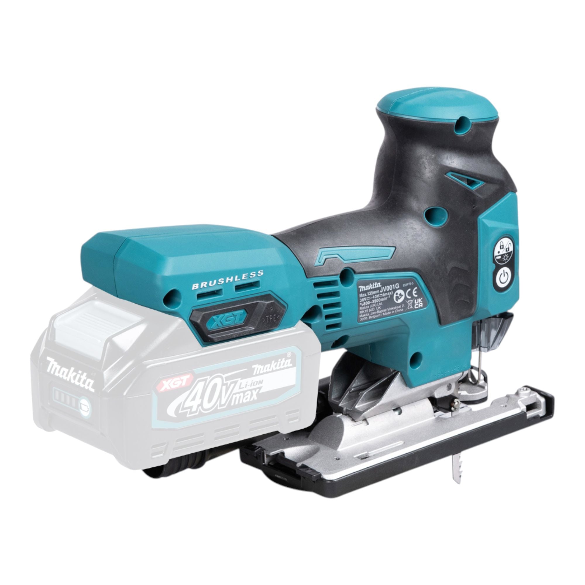 Makita JV 001 GU201 Akku Stichsaege 40 V max 135 mm Brushless 2x Akku 4 0 Ah Ladegeraet 2 - toolbrothers