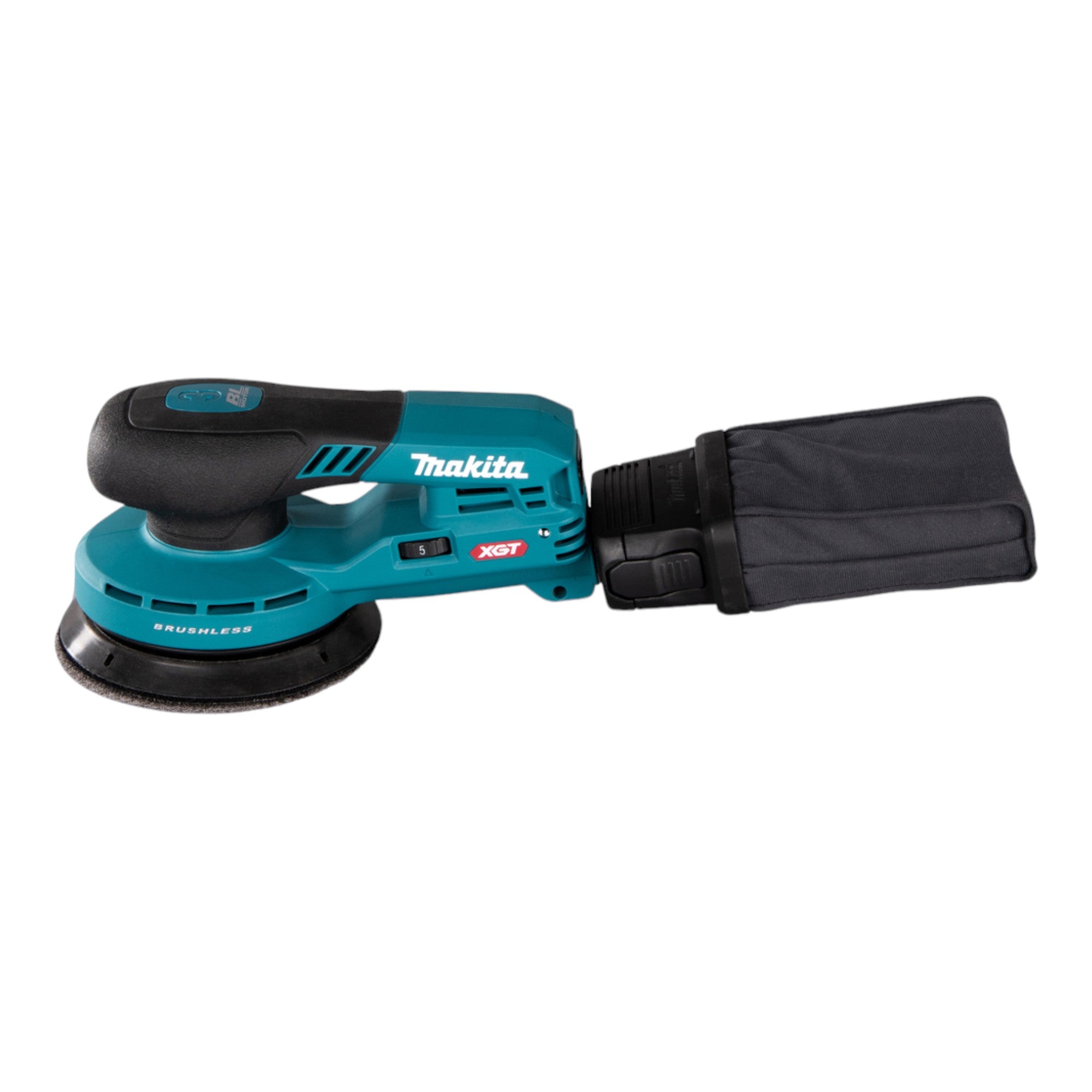 Makita BO 003 CGU1 Akku Exzenterschleifer 40 V max 125 mm 3 0 mm Hub Brushless 1x Akku 4 0 Ah ohne Ladegeraet 1 - toolbrothers