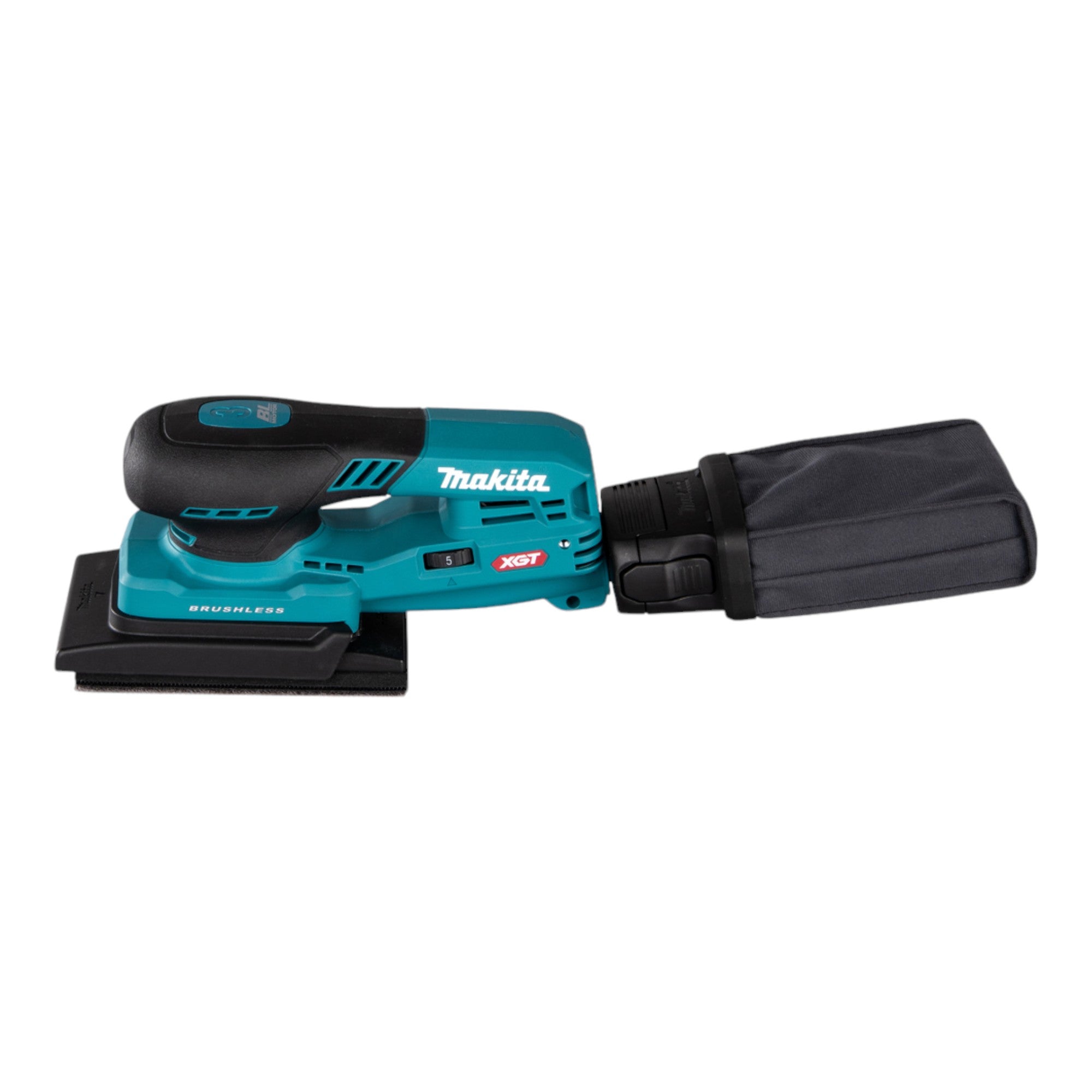 Makita BO 005 CGU101 Akku Schwingschleifer 40 V max 80 x 130 mm 3 0 mm Hub Brushless 1x Akku 4 0 Ah Ladegeraet Makpac 1 - toolbrothers