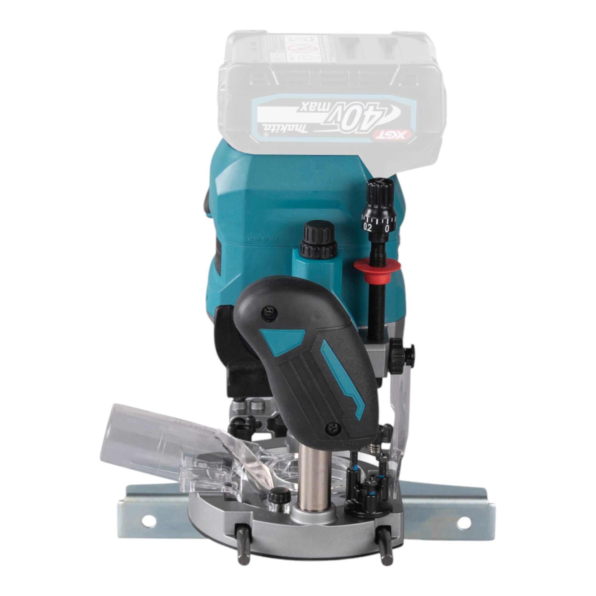 Makita RP 001 GU201 Akku Oberfraese 40 V max 12 mm Brushless 2x Akku 4 0 Ah Ladegeraet 4 - toolbrothers
