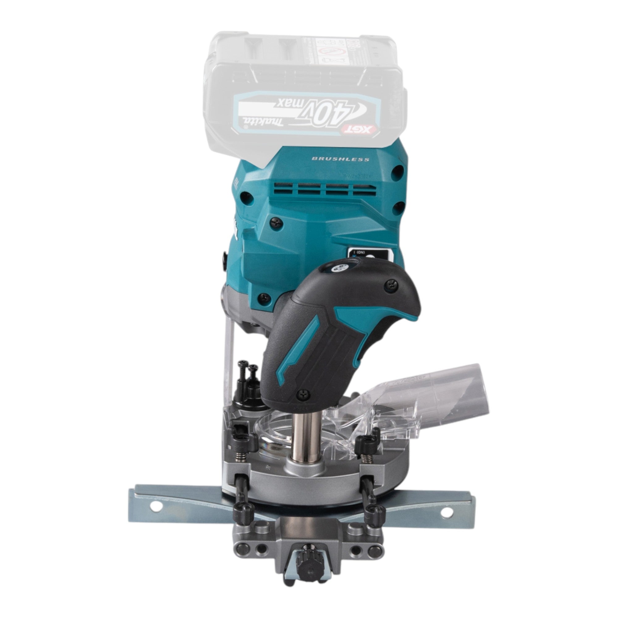 Makita RP 001 GU201 Akku Oberfraese 40 V max 12 mm Brushless 2x Akku 4 0 Ah Ladegeraet Makpac 1 - toolbrothers