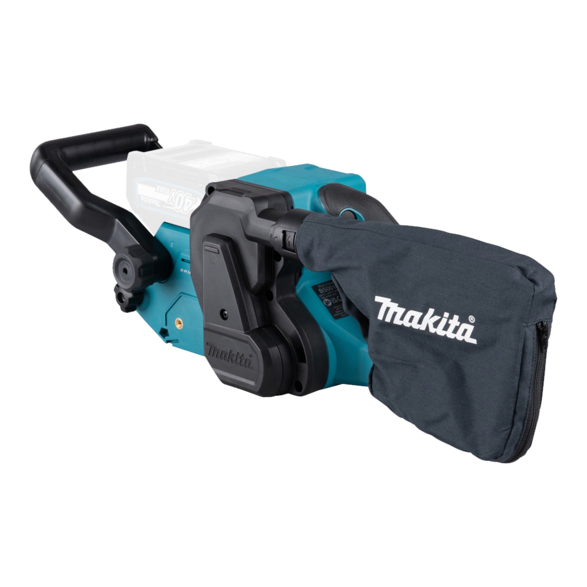 Makita BS 001 GU1 Akku Bandschleifer 40 V max 76 x 533 mm Brushless 1x Akku 4 0 Ah ohne Ladegeraet 2 - toolbrothers