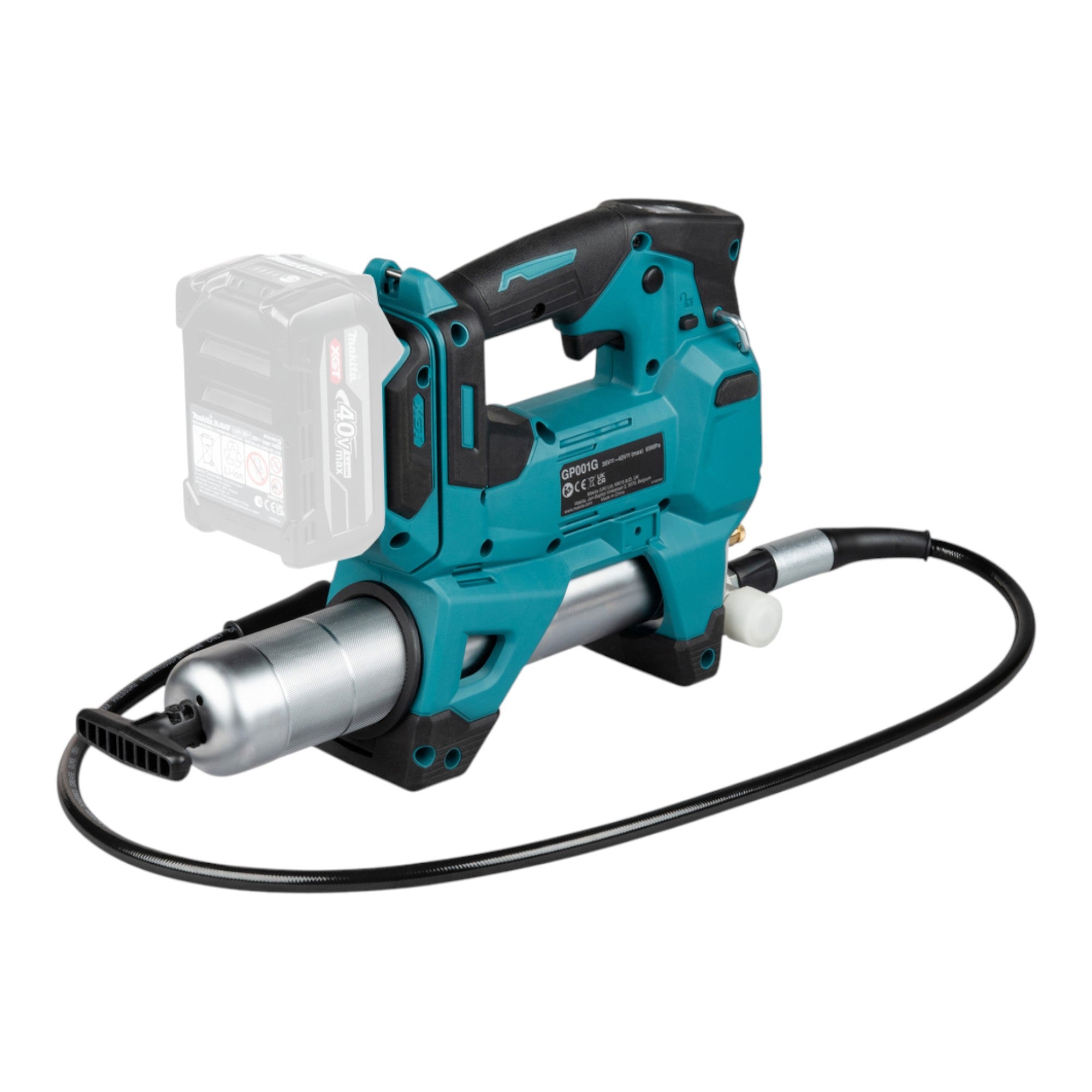 Makita GP 001 GU1 Akku Fettpresse 40 V max 690 bar Brushless 1x Akku 4 0 Ah ohne Ladegeraet 2 - toolbrothers