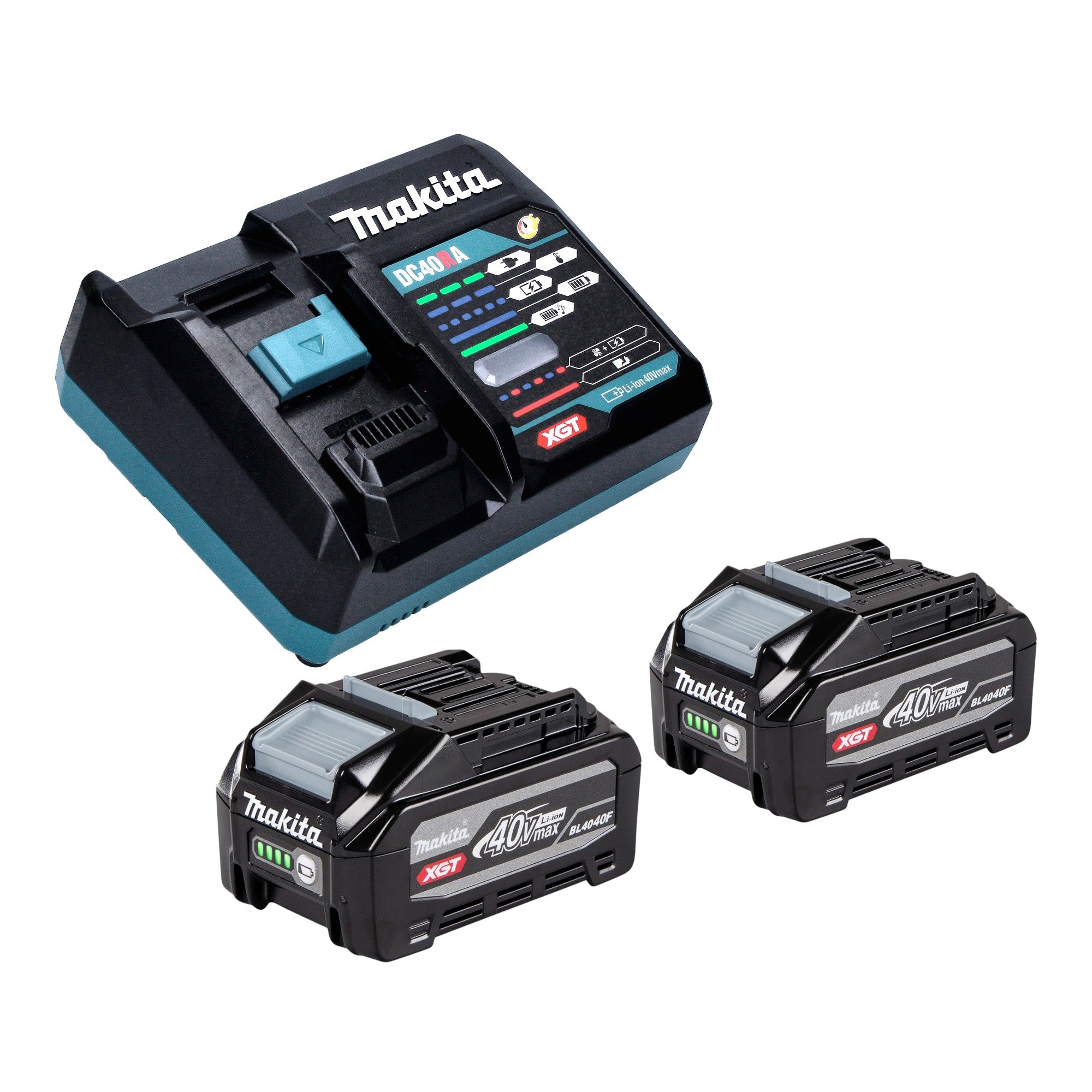 Makita TR 001 GU201 Akku Bewehrungsverbinder 40 V max 1 6 mm Brushless 2x Akku 4 0 Ah Ladegeraet Makpac 4 - toolbrothers