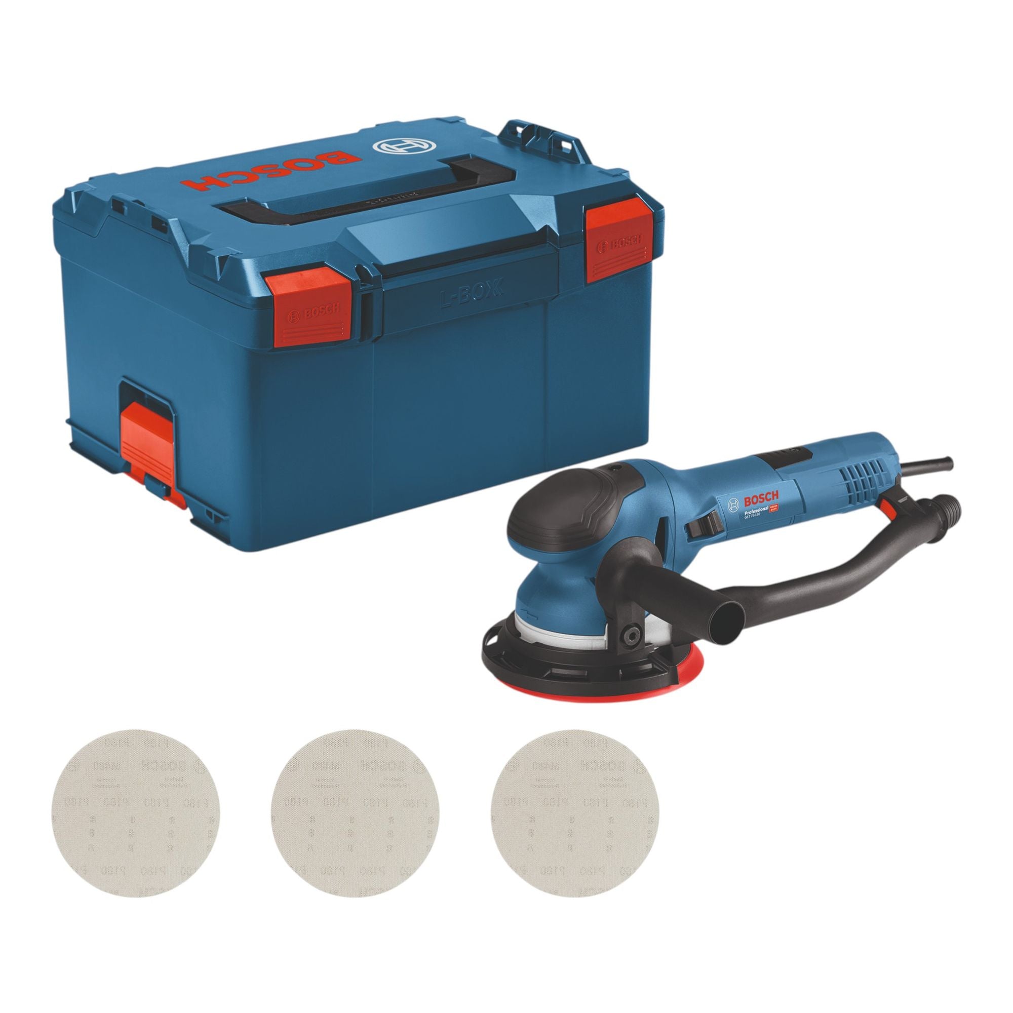 Bosch GET 75 150 Professional Exzenterschleifer 750 W 150 mm L Boxx 0601257101  0 - toolbrothers