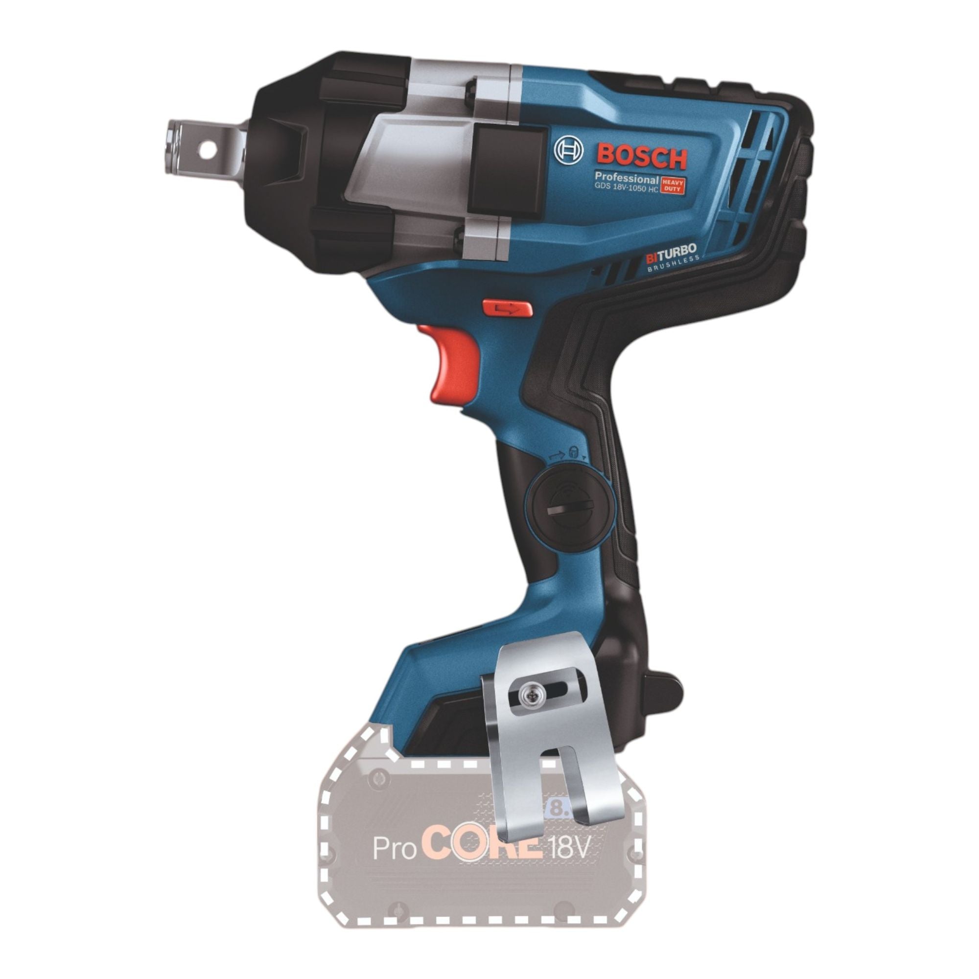 Bosch GDS 18V 1050 HC Professional Akku Schlagschrauber 18 V 1050 Nm 3 4 BITURBO 06019J8202 2x Akku 8 0 Ah Ladegeraet L Boxx 4 - toolbrothers