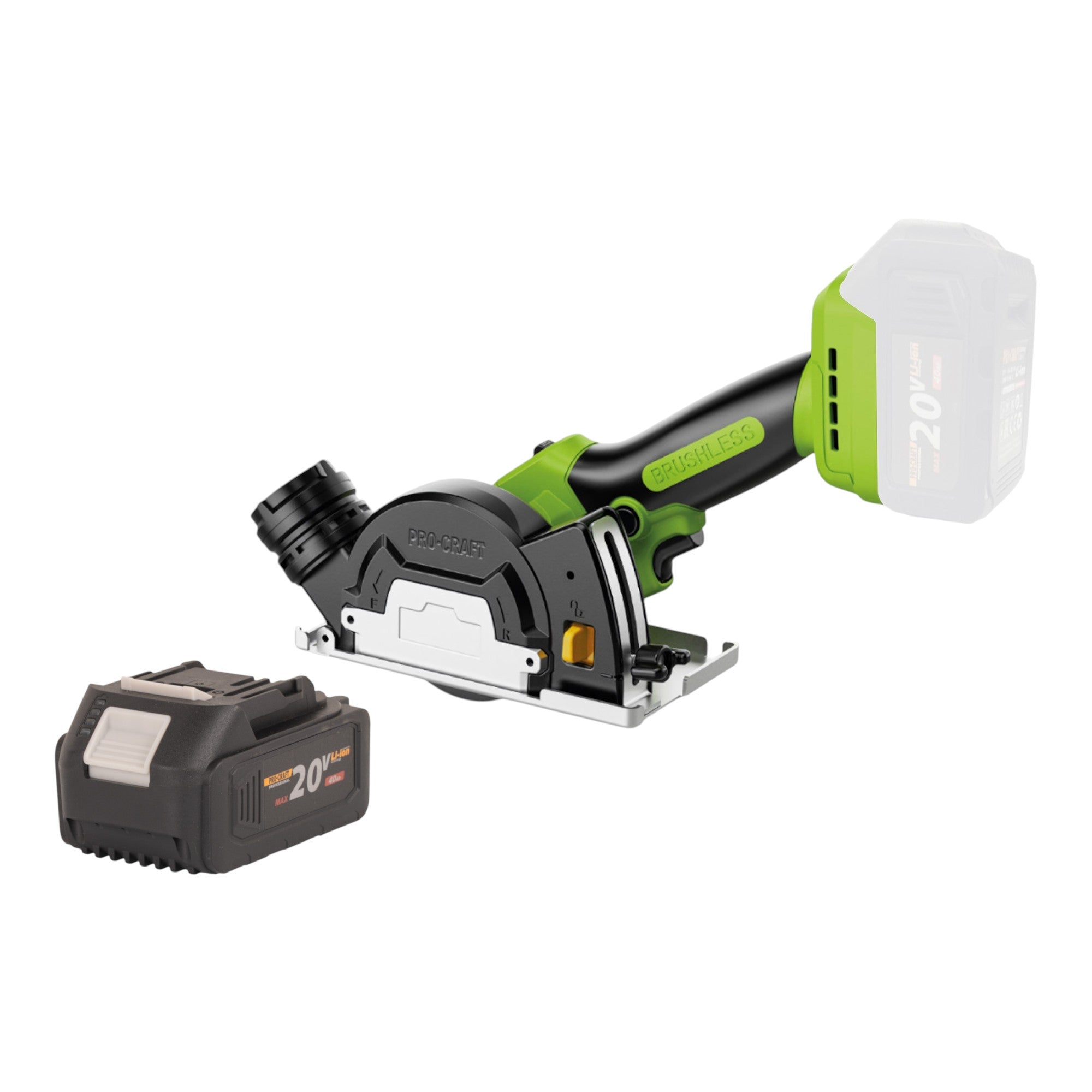Procraft PCA16 BB Mini Akku Universalsaege 20 V 85 mm Brushless 1x Akku 4 0 Ah ohne Ladegeraet 0 - toolbrothers