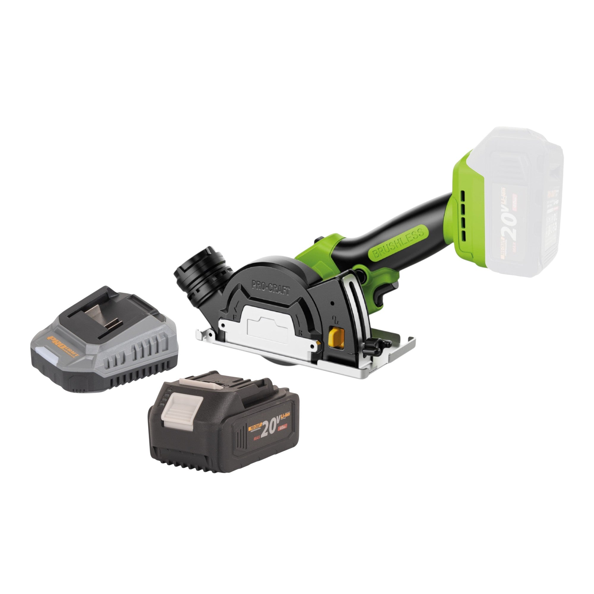 Procraft PCA16 BB Mini Akku Universalsaege 20 V 85 mm Brushless 1x Akku 4 0 Ah Ladegeraet 0 - toolbrothers