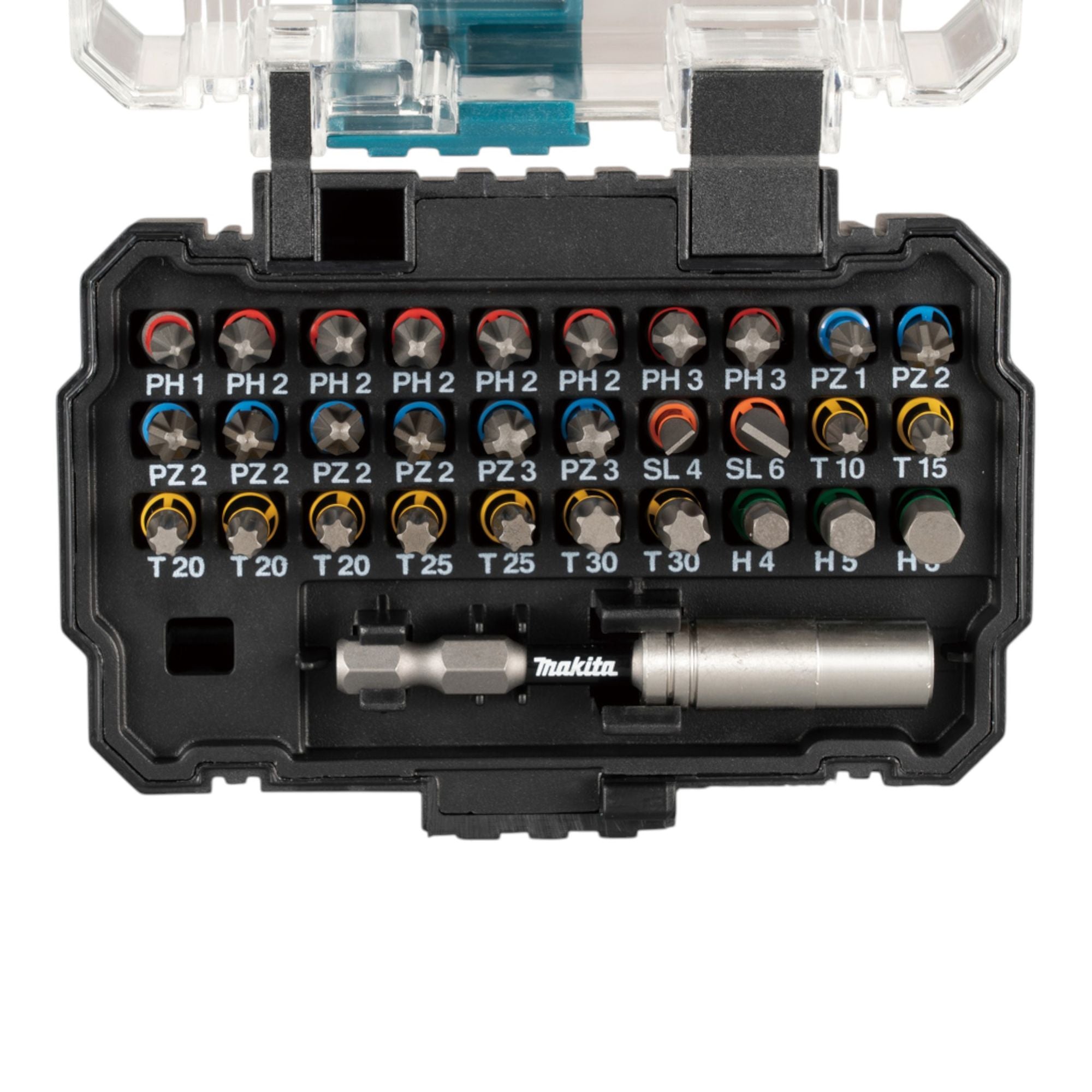 Makita E 13552 Impact Premier Torsion Bit Set 31 tlg Bithalter 3 - toolbrothers