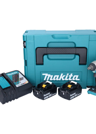 Makita DTW 181 RTJ Akku Schlagschrauber 18 V 210 Nm 1/2" Brushless + 2x Akku 5,0 Ah + Ladegerät + Makpac - Toolbrothers