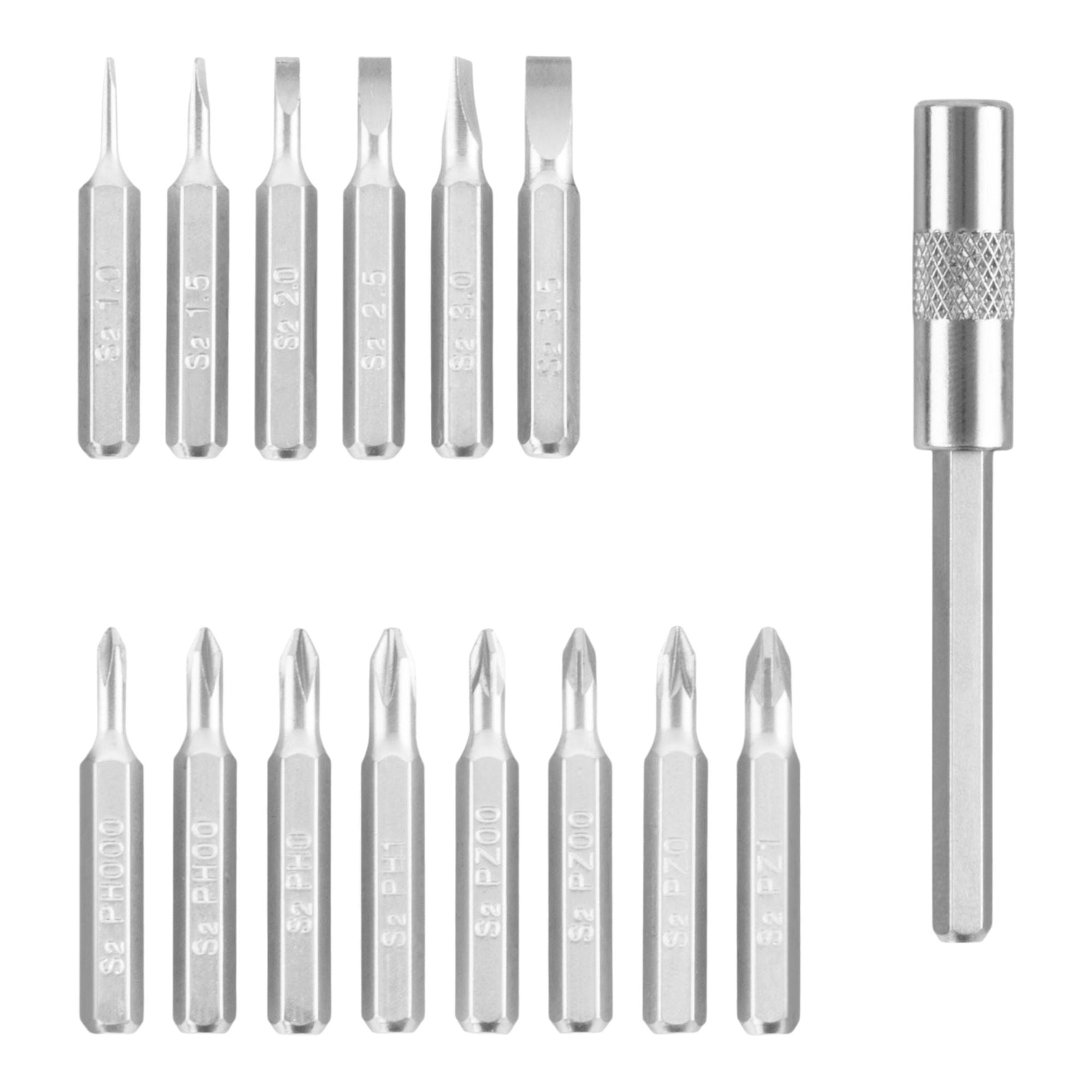 Procraft PRSS 28 Bit Set 28 tlg 28 mm Phillips Pozidriv Torx Hex Schlitz 4 - toolbrothers