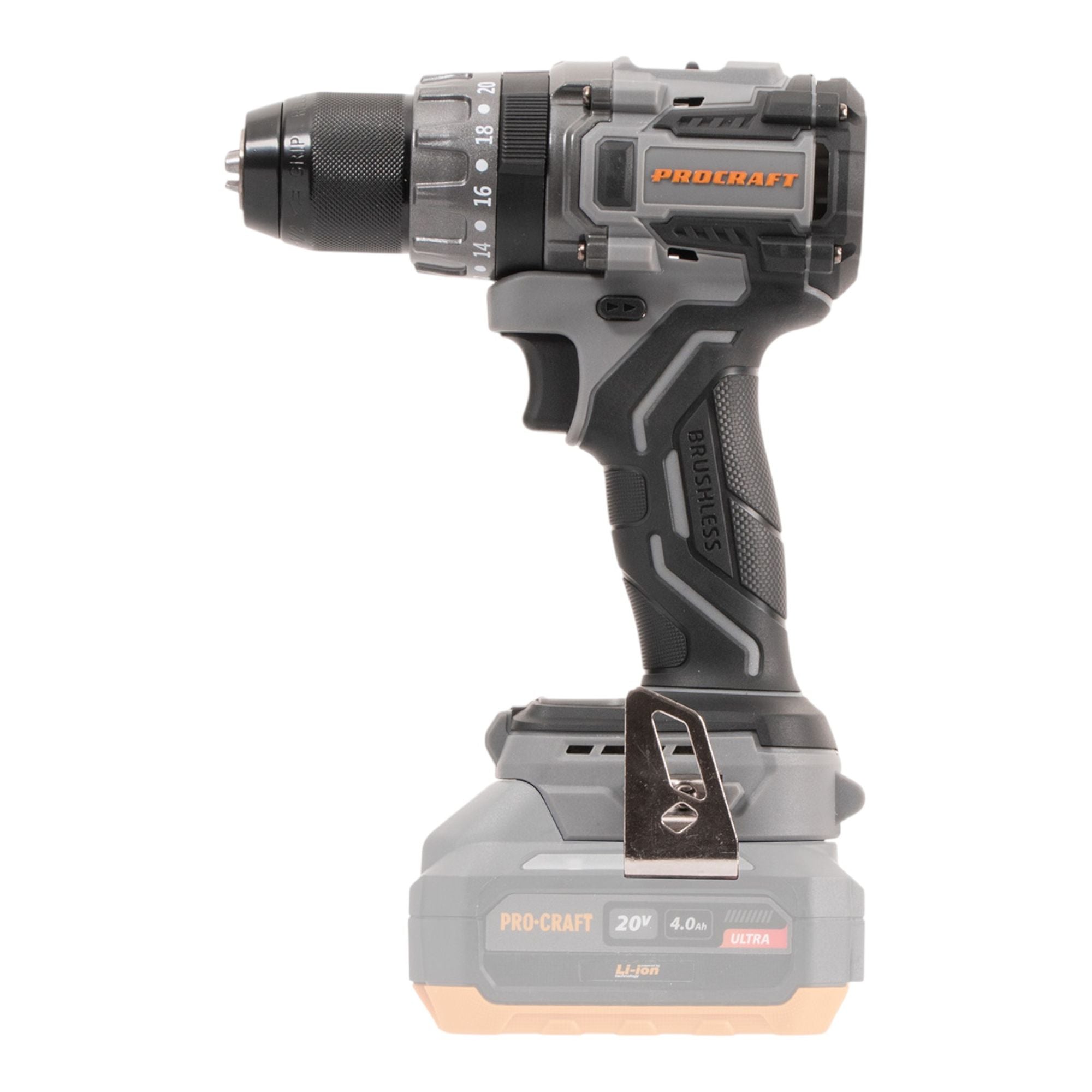 Procraft Industrial CD20Abb Akku Schlagbohrschrauber 20 V 85 Nm 2x Akku 4 0 Ah Ladegeraet RHINO Toolcase 2 - toolbrothers