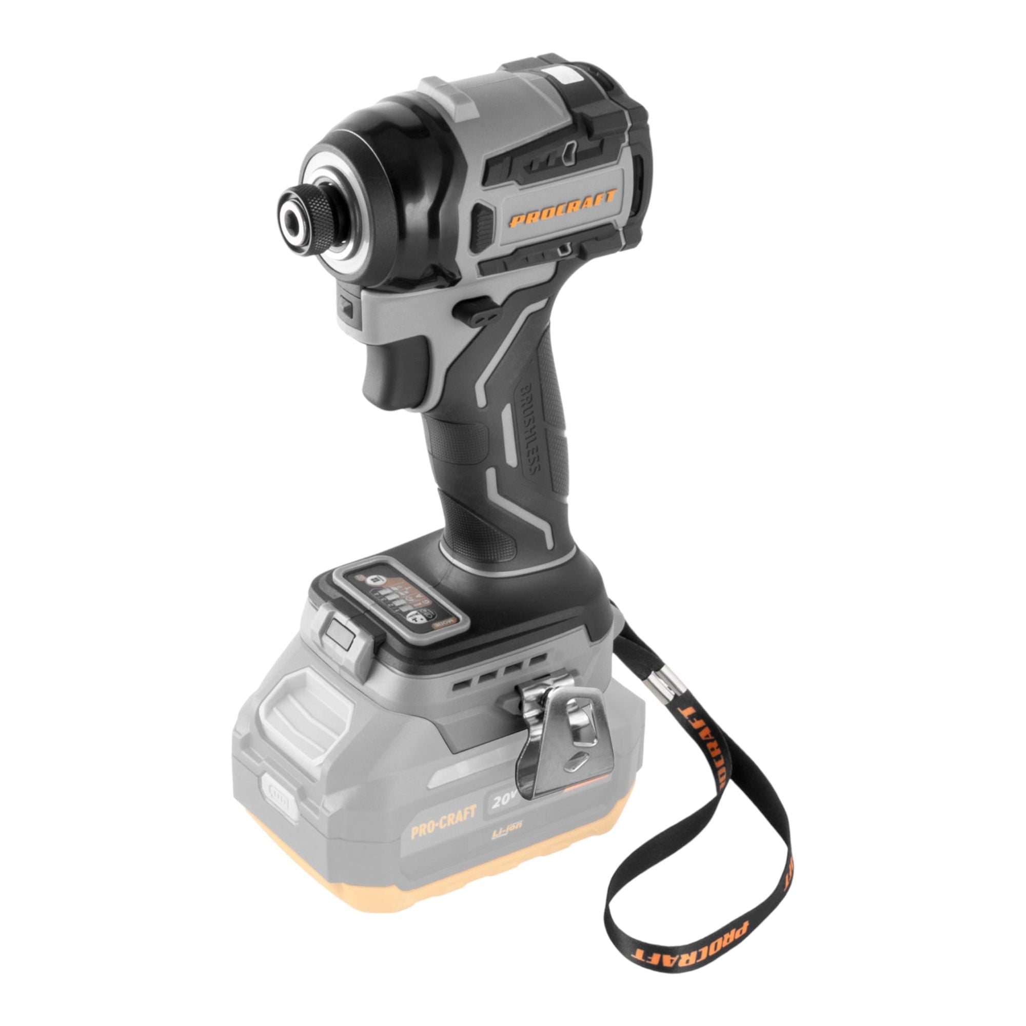 Procraft Industrial ID20Abb Akku Schlagschrauber 20 V 180 Nm 1 4 1x Akku 4 0 Ah ohne Ladegeraet 1 - toolbrothers