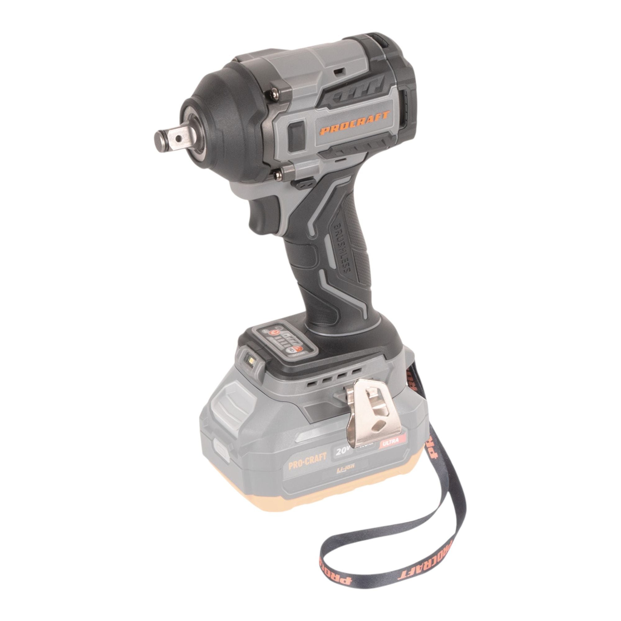 Procraft Industrial IW550Abb Akku Schlagschrauber 20 V 550 Nm 1 2 2x Akku 4 0 Ah Ladegeraet 1 - toolbrothers