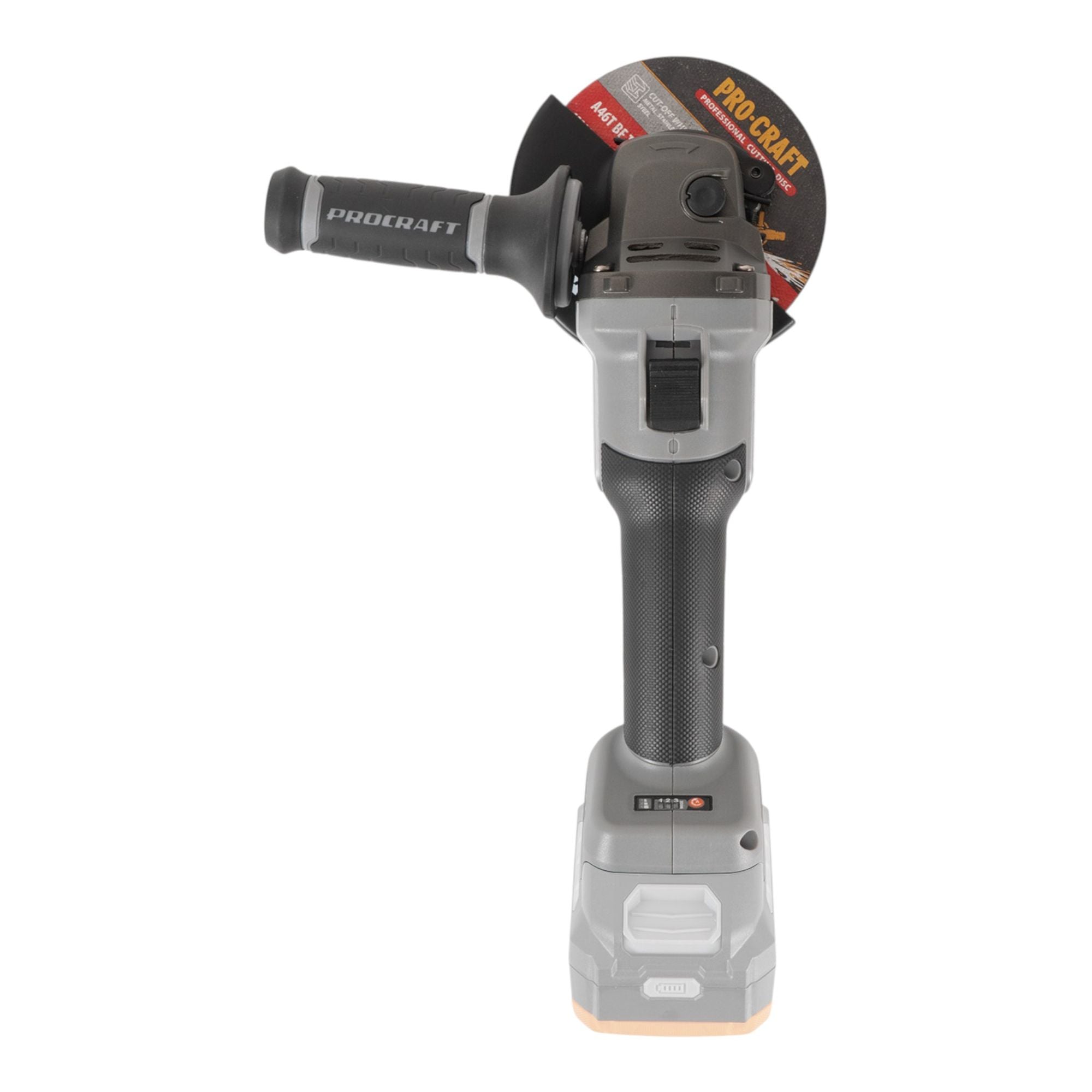 Procraft Industrial AG125Abb Akku Winkelschleifer 20 V 125 mm Brushless 1x Akku 4 0 Ah Ladegeraet 4 - toolbrothers