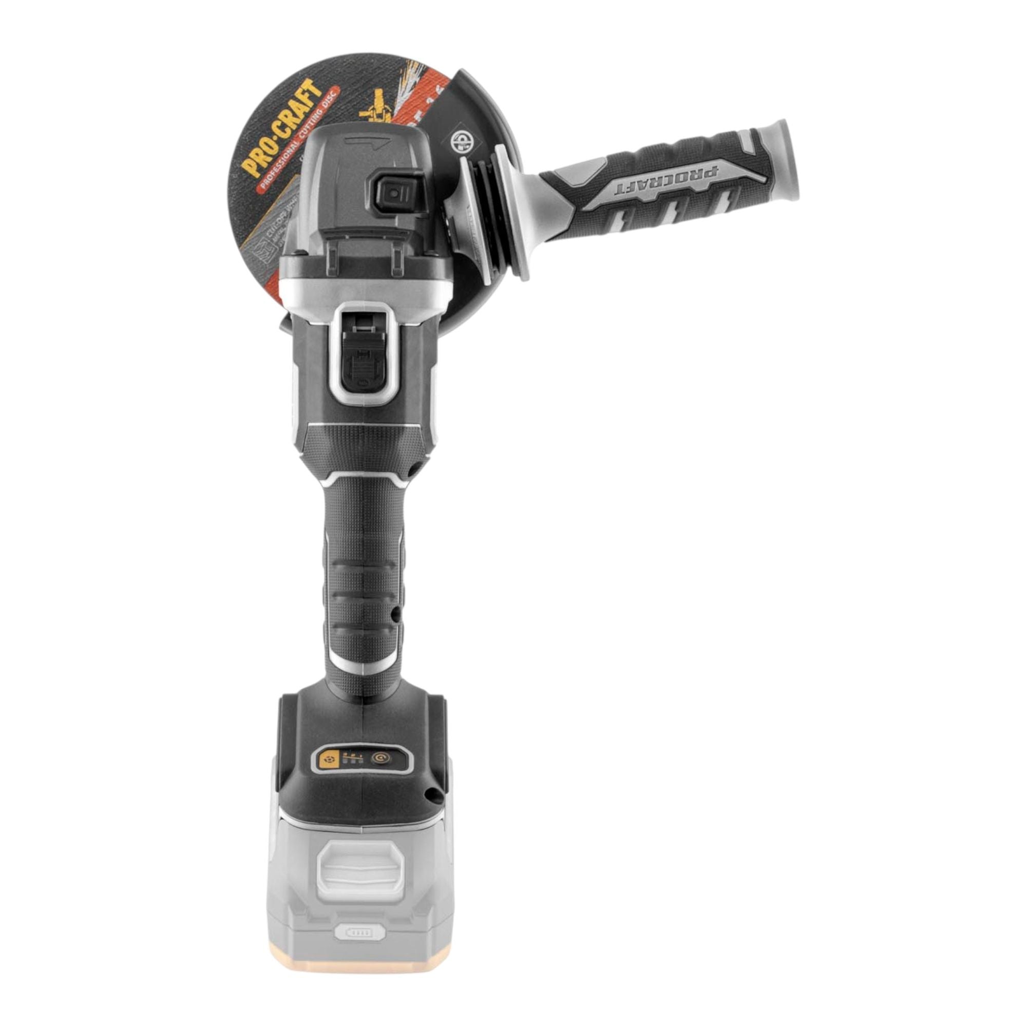 Procraft Industrial AG125Bbb Akku Winkelschleifer 20 V 125 mm Brushless 2x Akku 4 0 Ah Ladegeraet 4 - toolbrothers