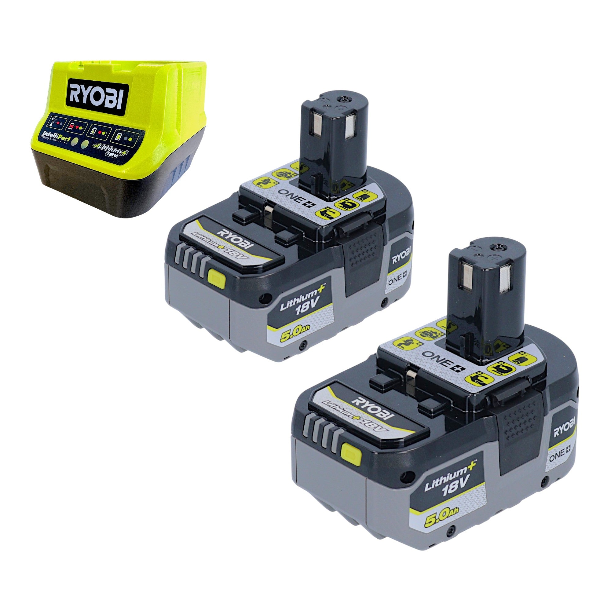 RYOBI RHV18 0 Akku Handsauger 18 V 600 ml 2x Akku 5 0 Ah Ladegeraet 3 - toolbrothers