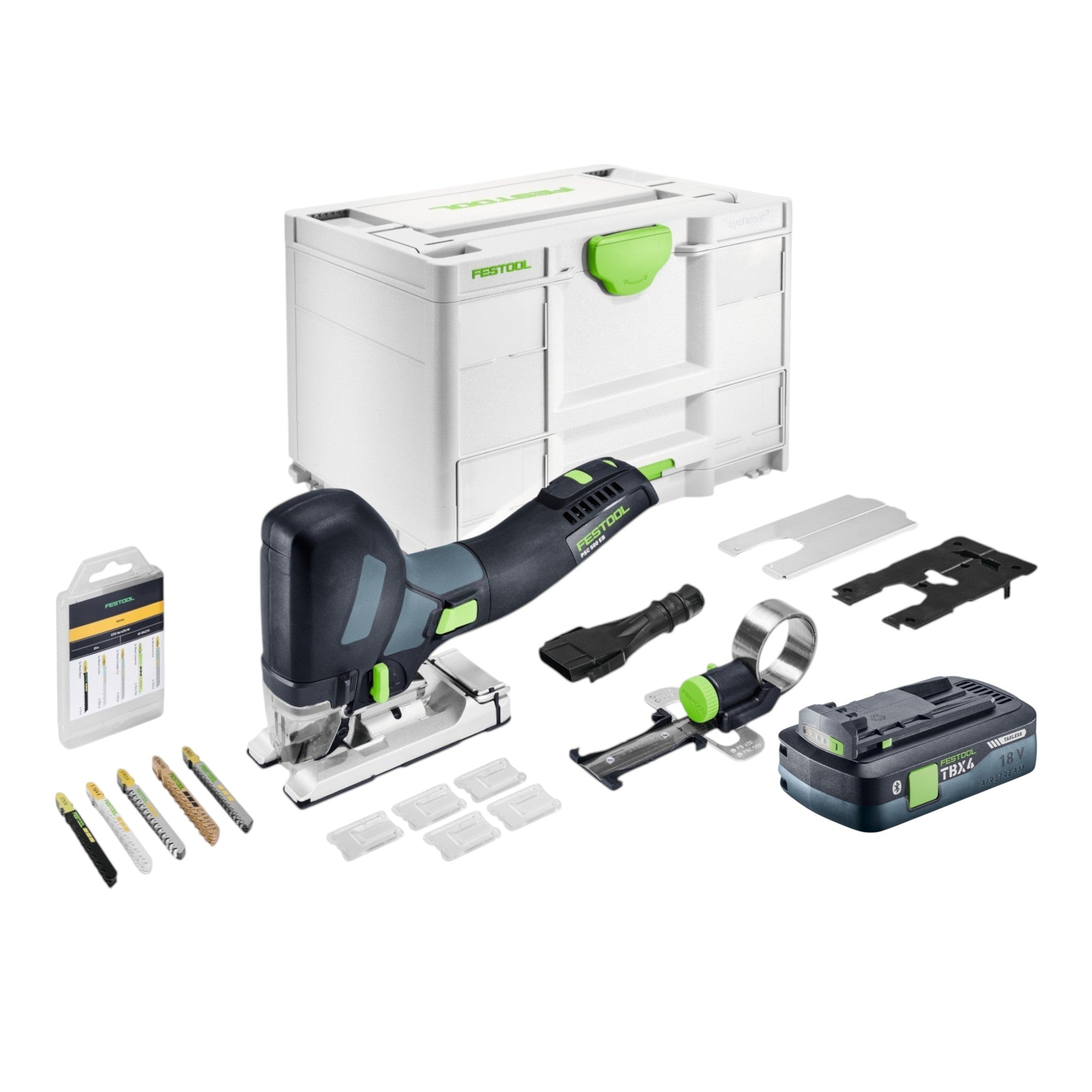 Festool PSC 500 EB Basic Set Akku Pendelstichsaege 18 V 120 mm 1x Akku 4 0 Ah Systainer ohne Ladegeraet 0 - toolbrothers