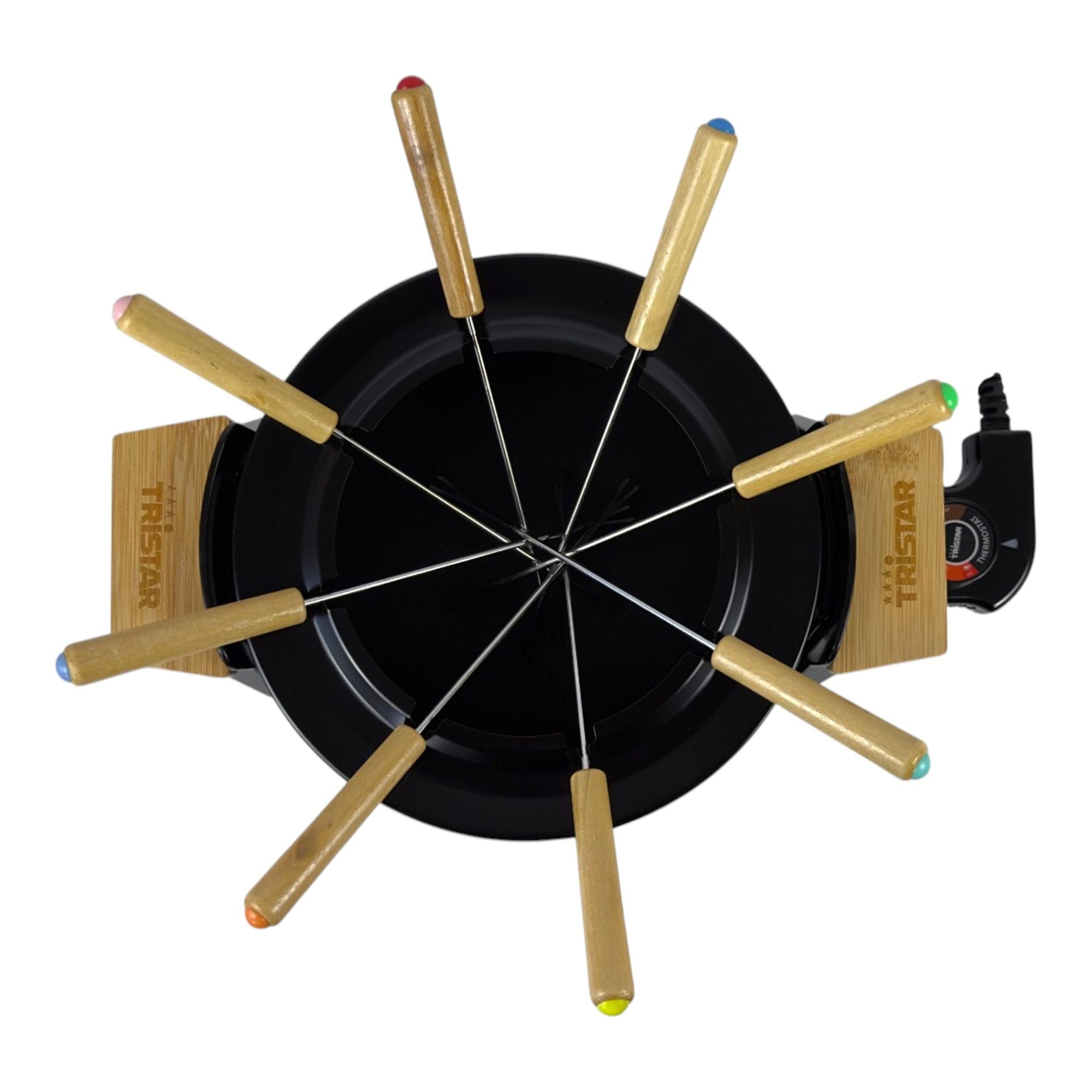 Tristar FO 1108 Fondue Geraet 1000 Watt 1 5 l 190 C 8x Fonduegabel 2 - toolbrothers