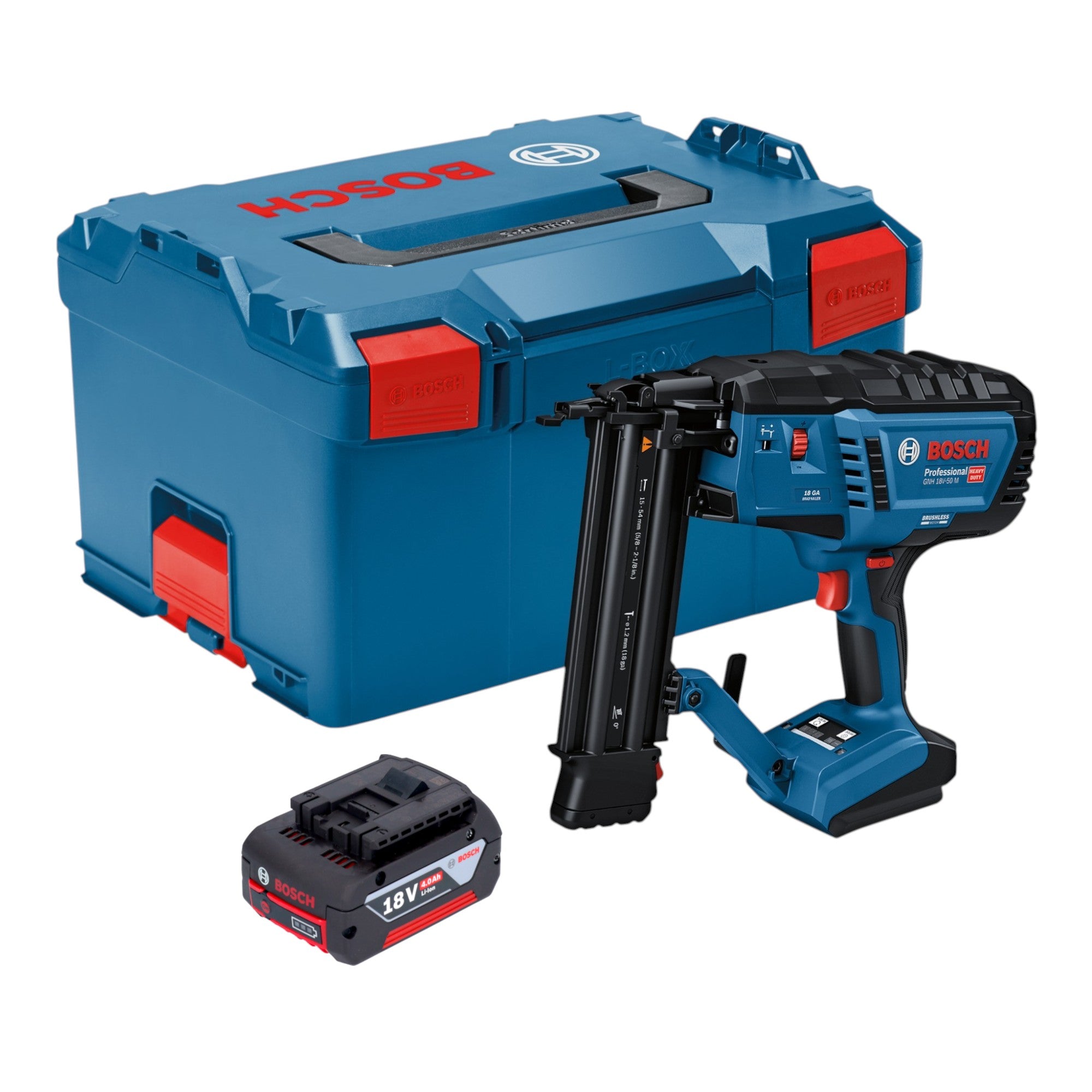 Bosch GNH 18V 50 M Professional Akku Holznagler 18 V 16 50 mm 1x Akku 4 0 Ah L Boxx ohne Ladegeraet 0 - toolbrothers