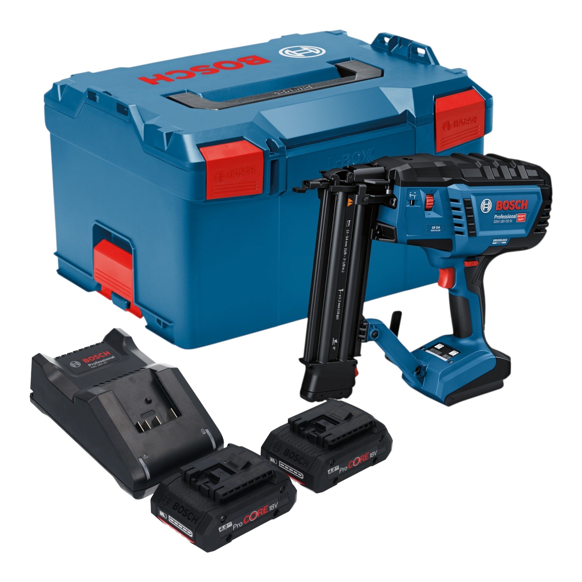 Bosch GNH 18V 50 M Professional Akku Holznagler 18 V 16 50 mm 2x ProCORE Akku 4 0 Ah Ladegeraet L Boxx 0 - toolbrothers