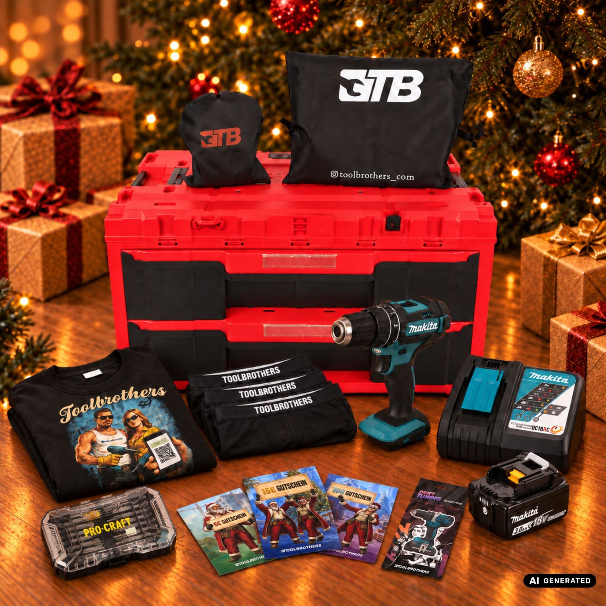 Toolbrothers Powertools Kalender 2026 Makita DHP482Z Edition Gr XXL 0 - toolbrothers