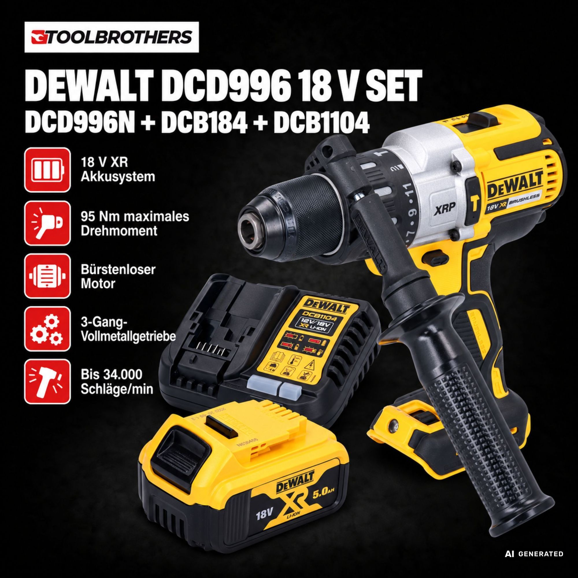 Toolbrothers Powertools Kalender 2026 DeWalt DCD996N Edition Gr XL 1 - toolbrothers