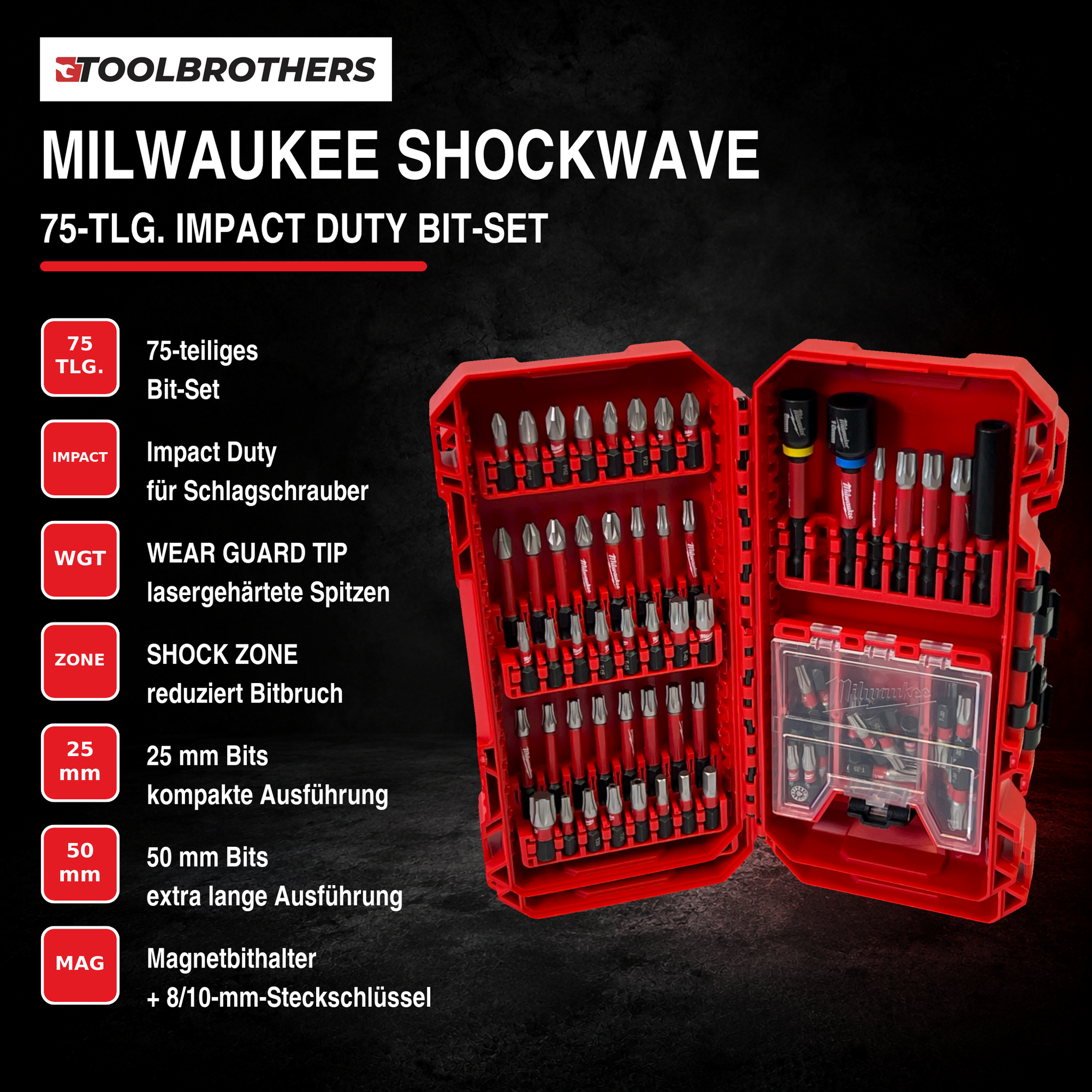 Toolbrothers Powertools Kalender 2026 Milwaukee M18 TLED 0 Edition Gr S 3 - toolbrothers