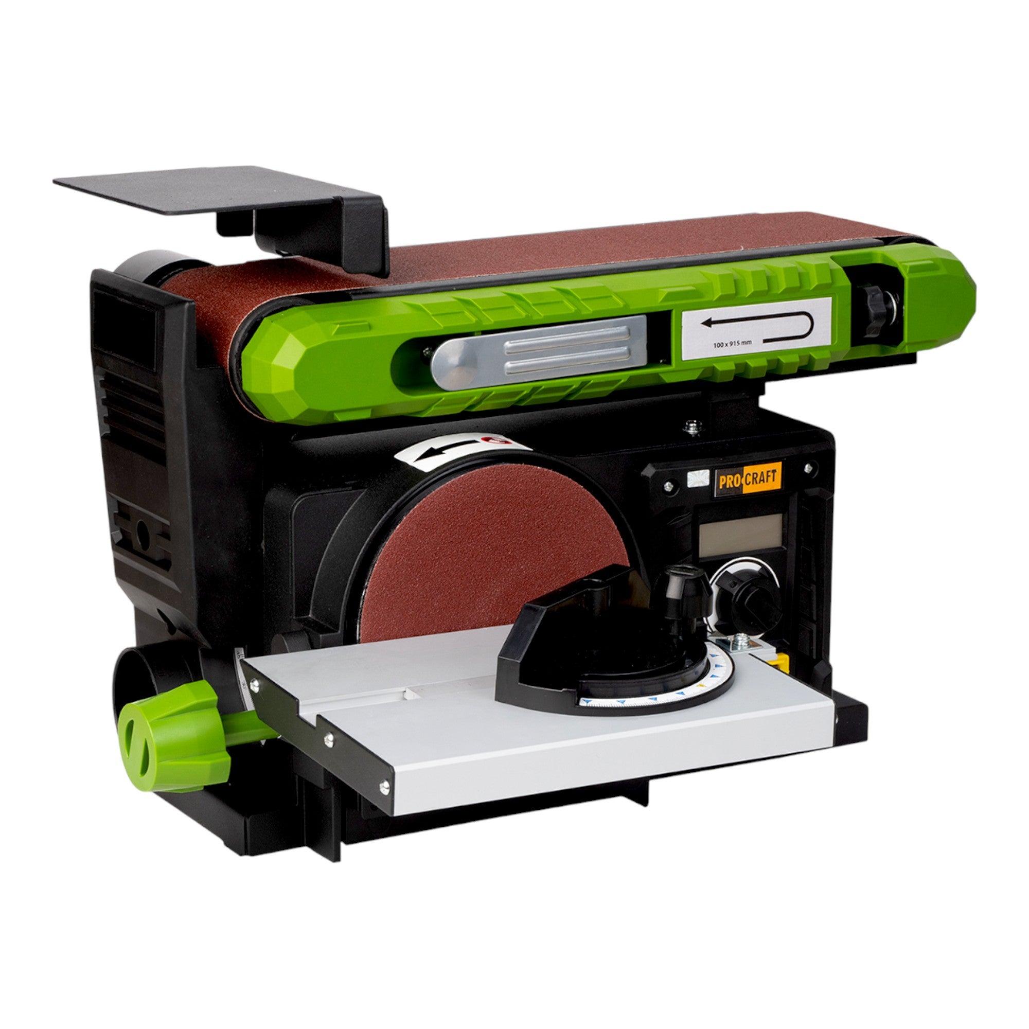 Procraft BDS400S Band und Tellerschleifmaschine 400 Watt 915 x 100 mm 10 tlg Schleifpapier Set 1 - toolbrothers