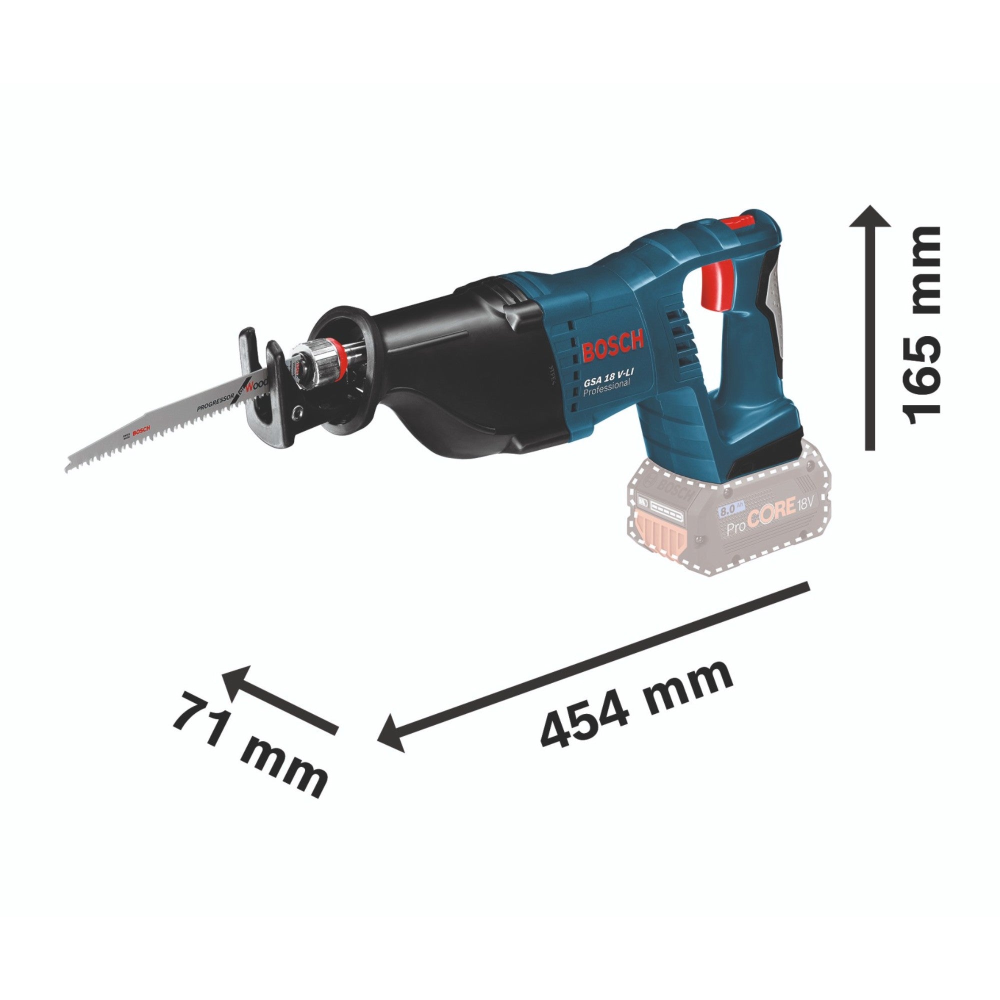 Gratis Bosch Carbide Saebelsaegeblatt Bosch GSA 18V LI Akku Saebelsaege 18 V 2x Akku 2 0 Ah Ladegeraet 4 - toolbrothers